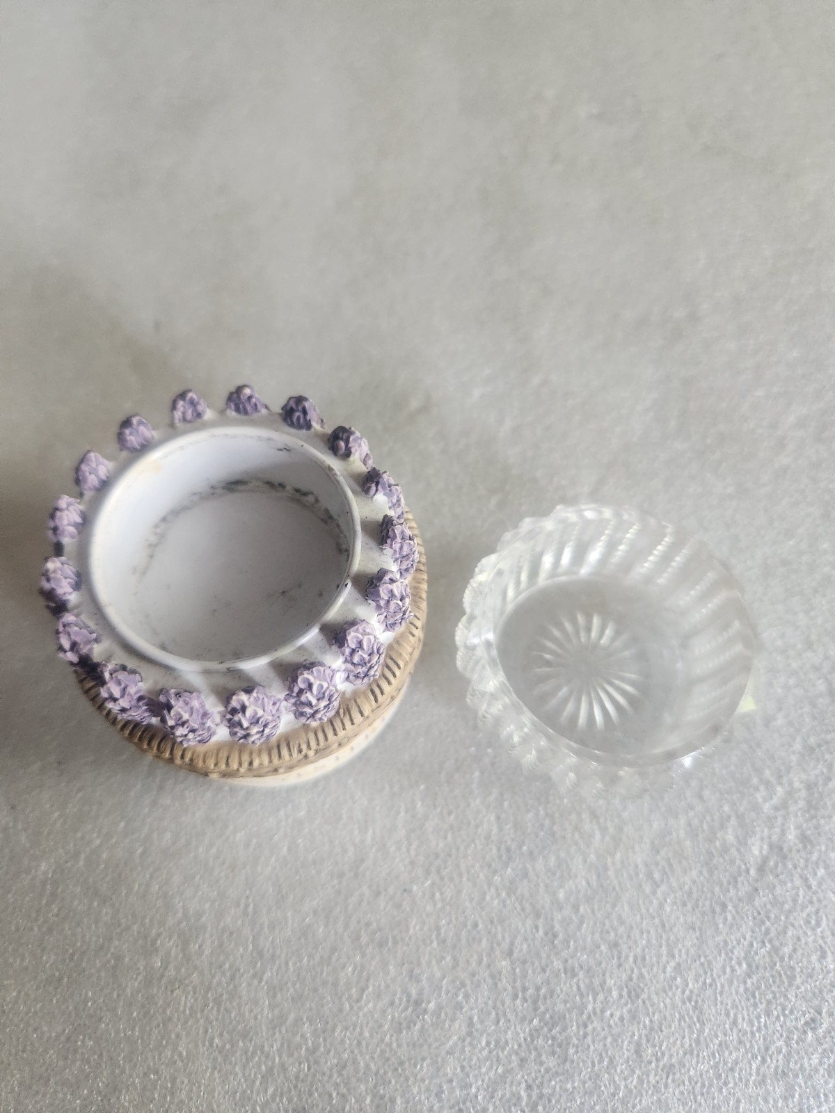 2 Votive Candle Holders 1 Clear Cut Glass & Learn From Yesterday… Motivational