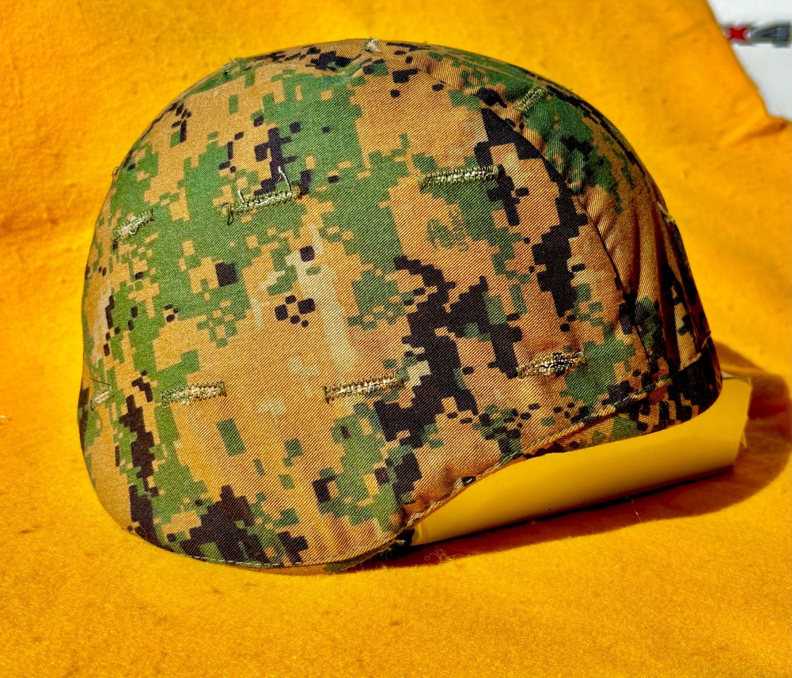 USMC System PASGT Lightweight Combat Ballistic Helmet + Cover Large VERY NICE!!