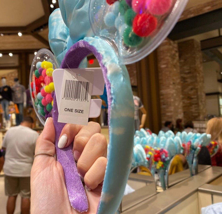 Mickey Mouse Minnie Ears UP Grape Soda Cap Balloons Disney Parks Headband US💖