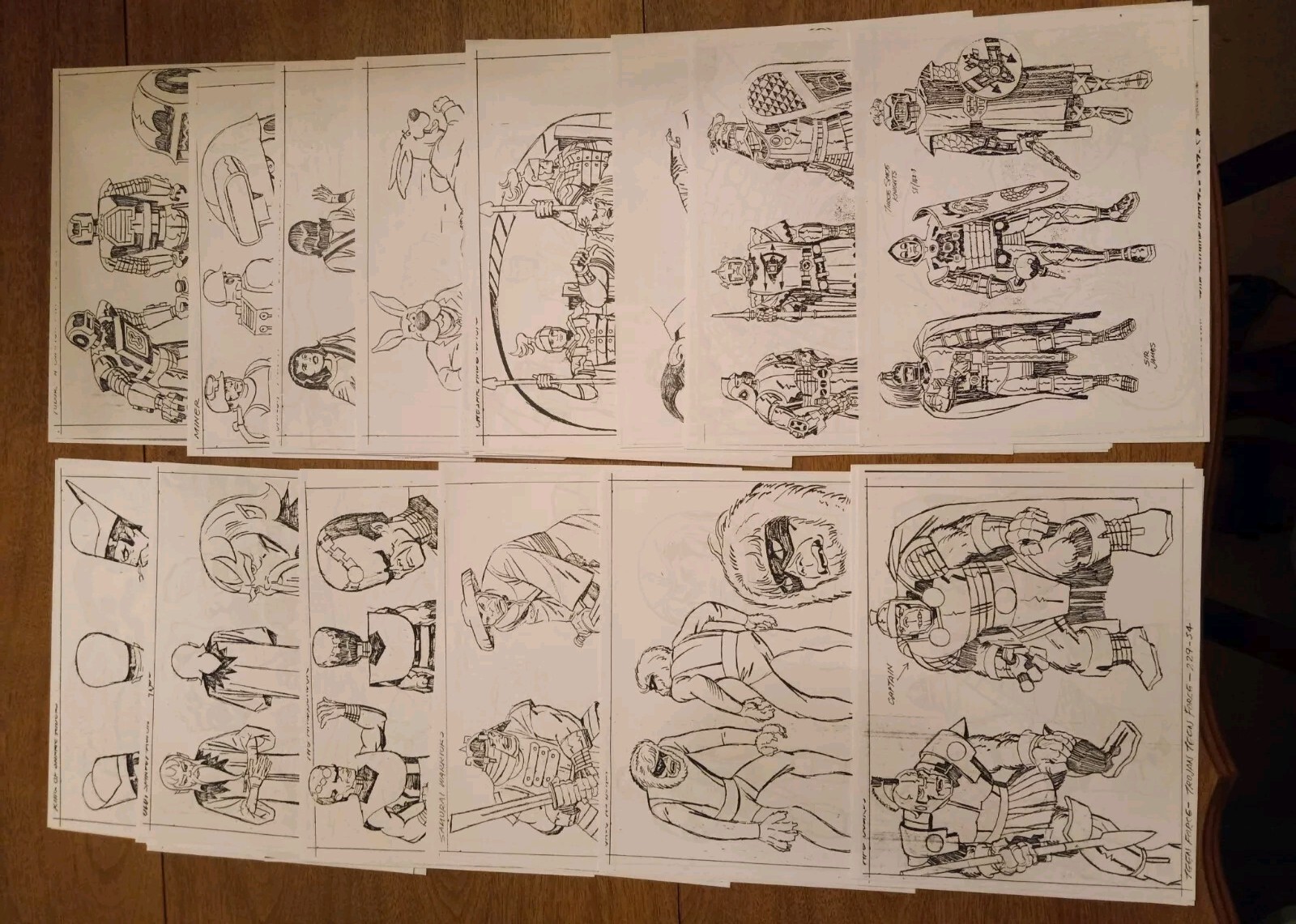 JACK KIRBY 125 Xerox Model Sheets, HANNA BARBERA ANIMATION etc. SET#2