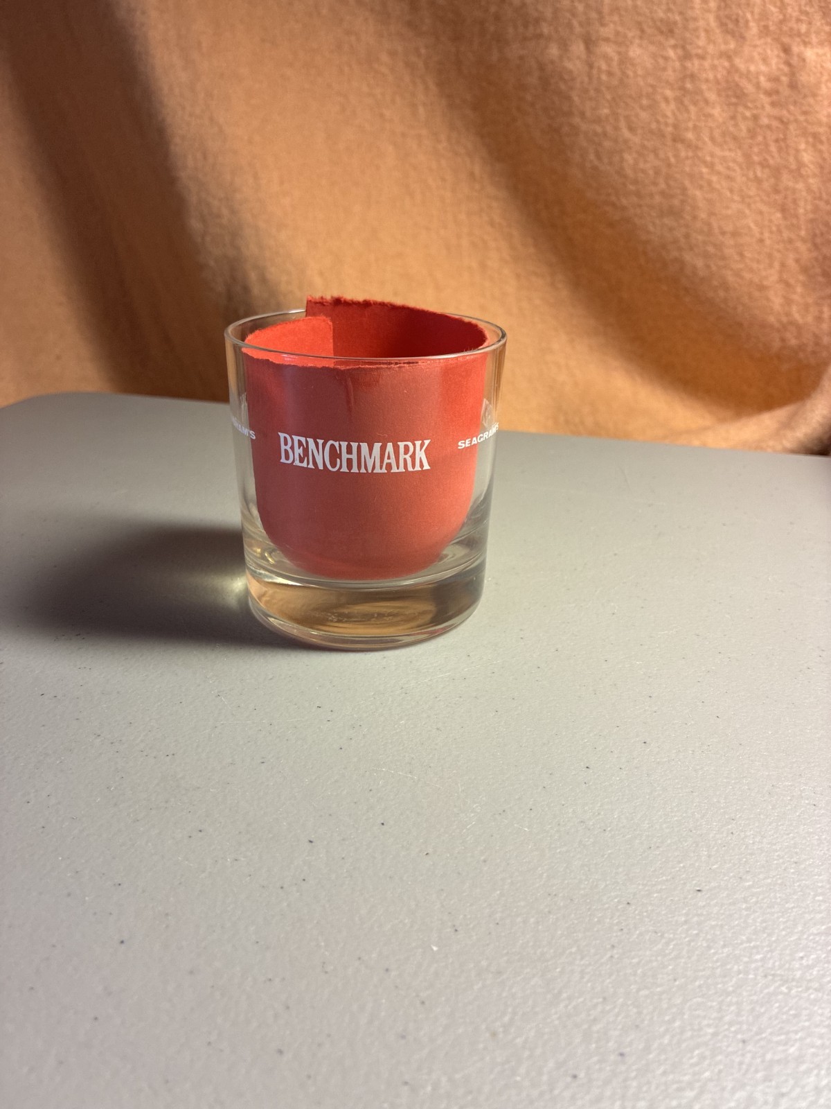 Benchmark Branded Whiskey Glass