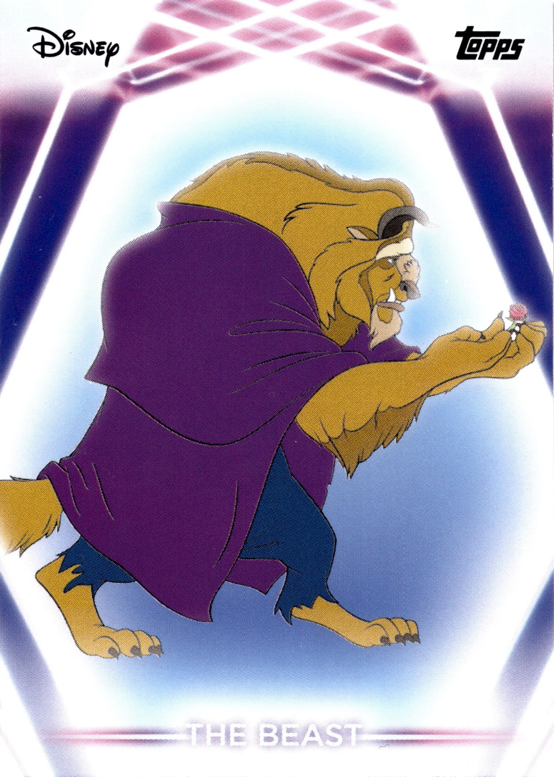 2026 Topps Disney Neon The Beast #11 Beauty and the Beast