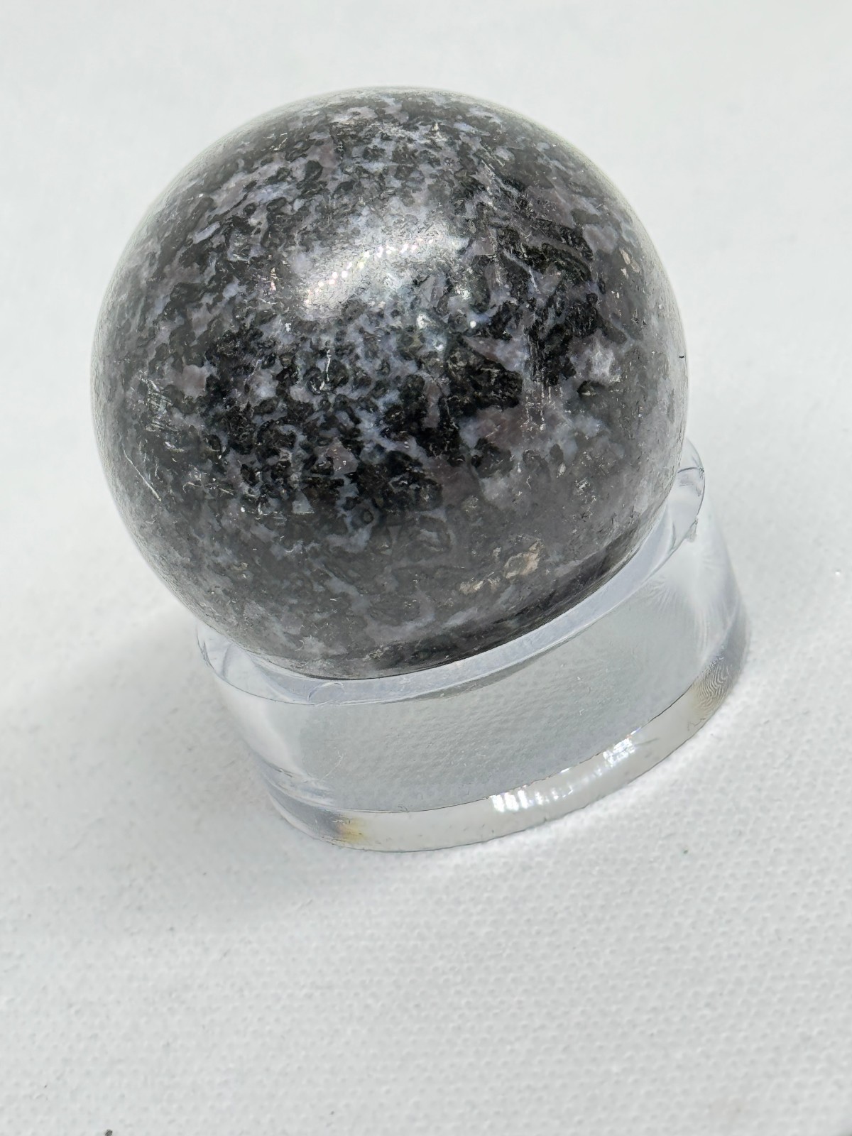 Indigo Gabbro Mystic Merlinite Sphere 49mm 91g Polished Crystal Stone