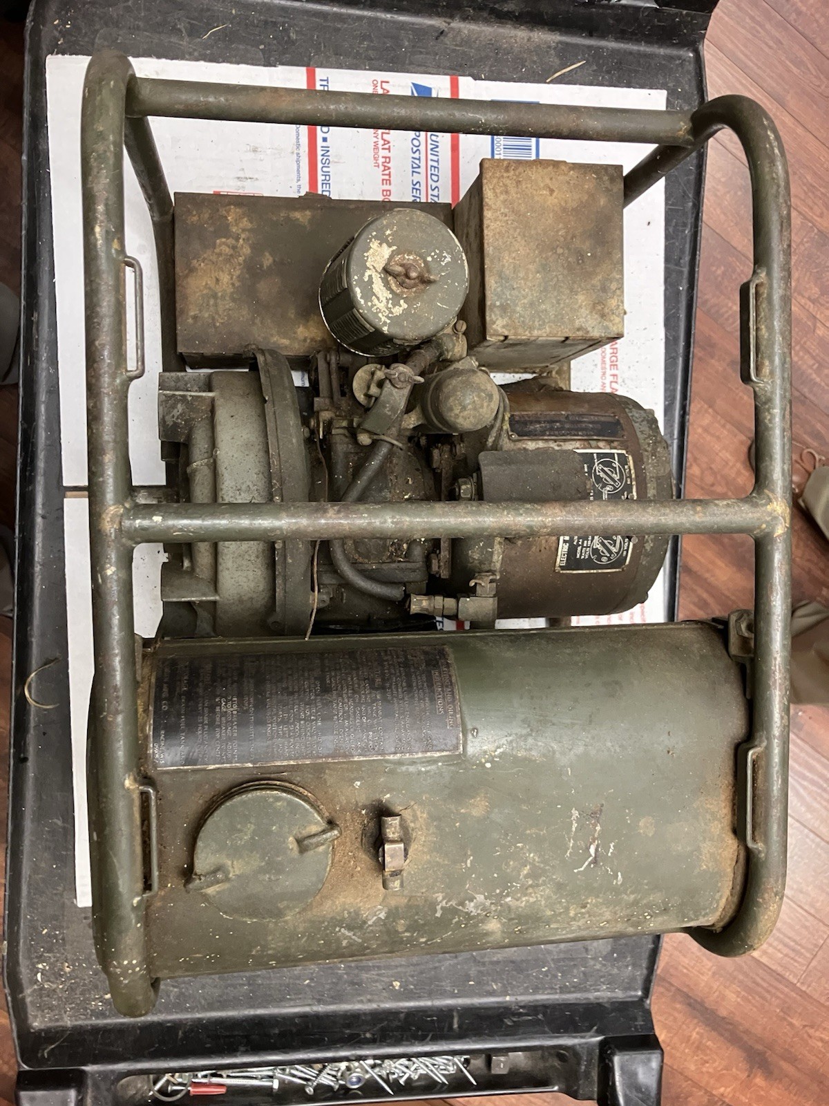 World War 2 Military Signal Corps Field Generator Unit GN-51-B 60 Cycle PH-1