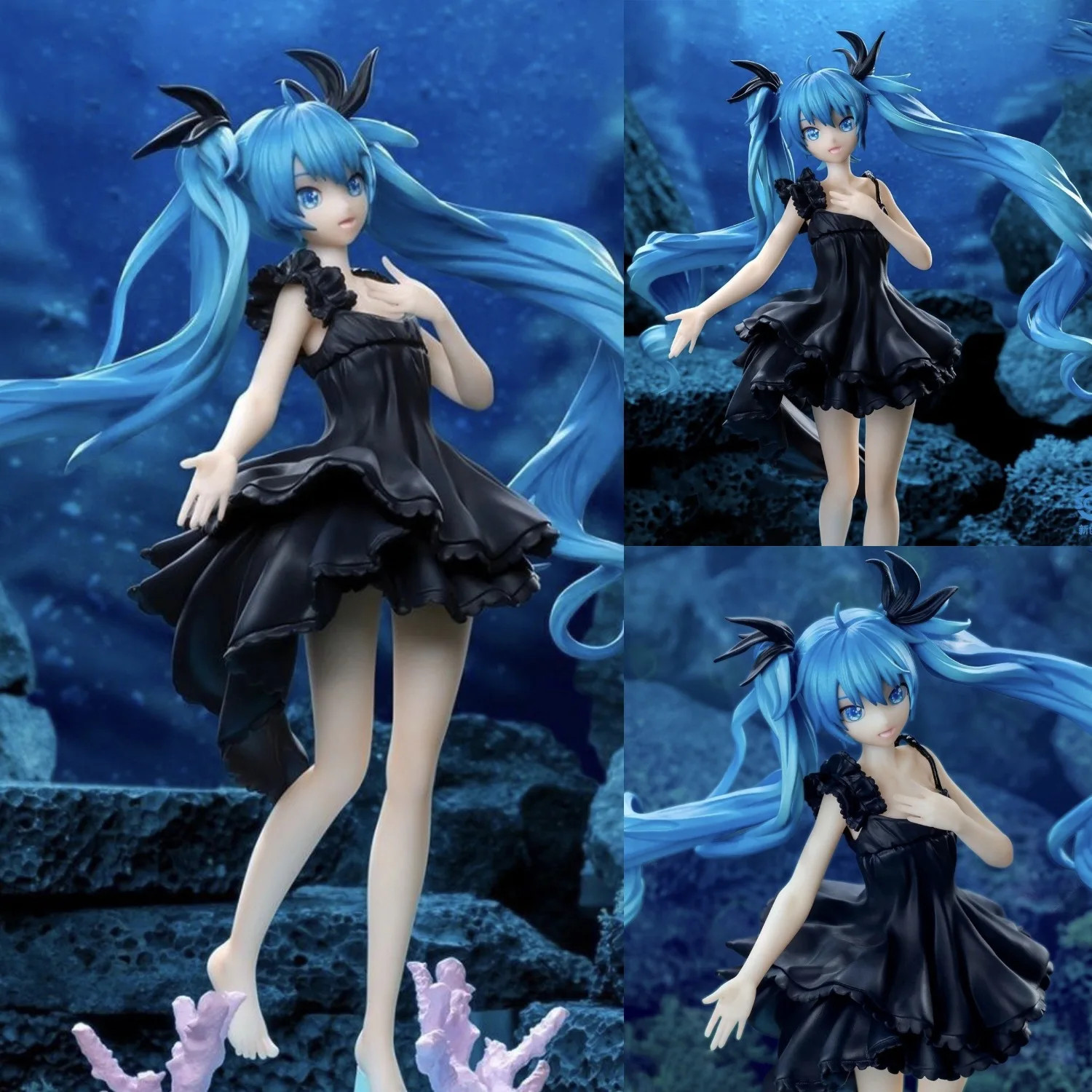 18CM Hatsune Miku Deep Sea Girl PVC Anime Figure Collectible Model Statue Toy Gi