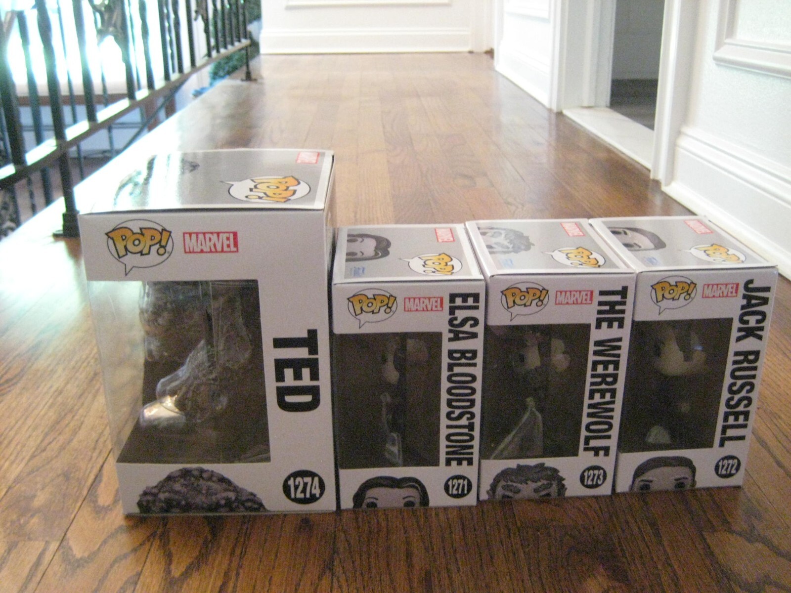 Funko Pop-Marvel Werewolf By Night Lot Ted 1274 Elsa 1271 Jack Russell 1272 1273