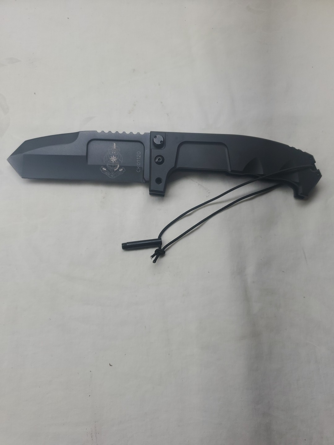Extrema Ratio Black Rao II Folding Pocket Knife N690 Drop Point Blade