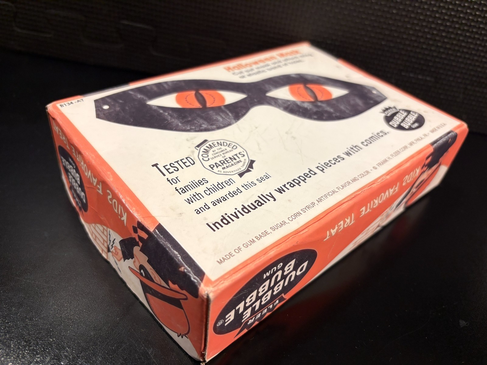 1950’s Dubble Bubble (Halloween, matte/light aged) – Empty custom design box