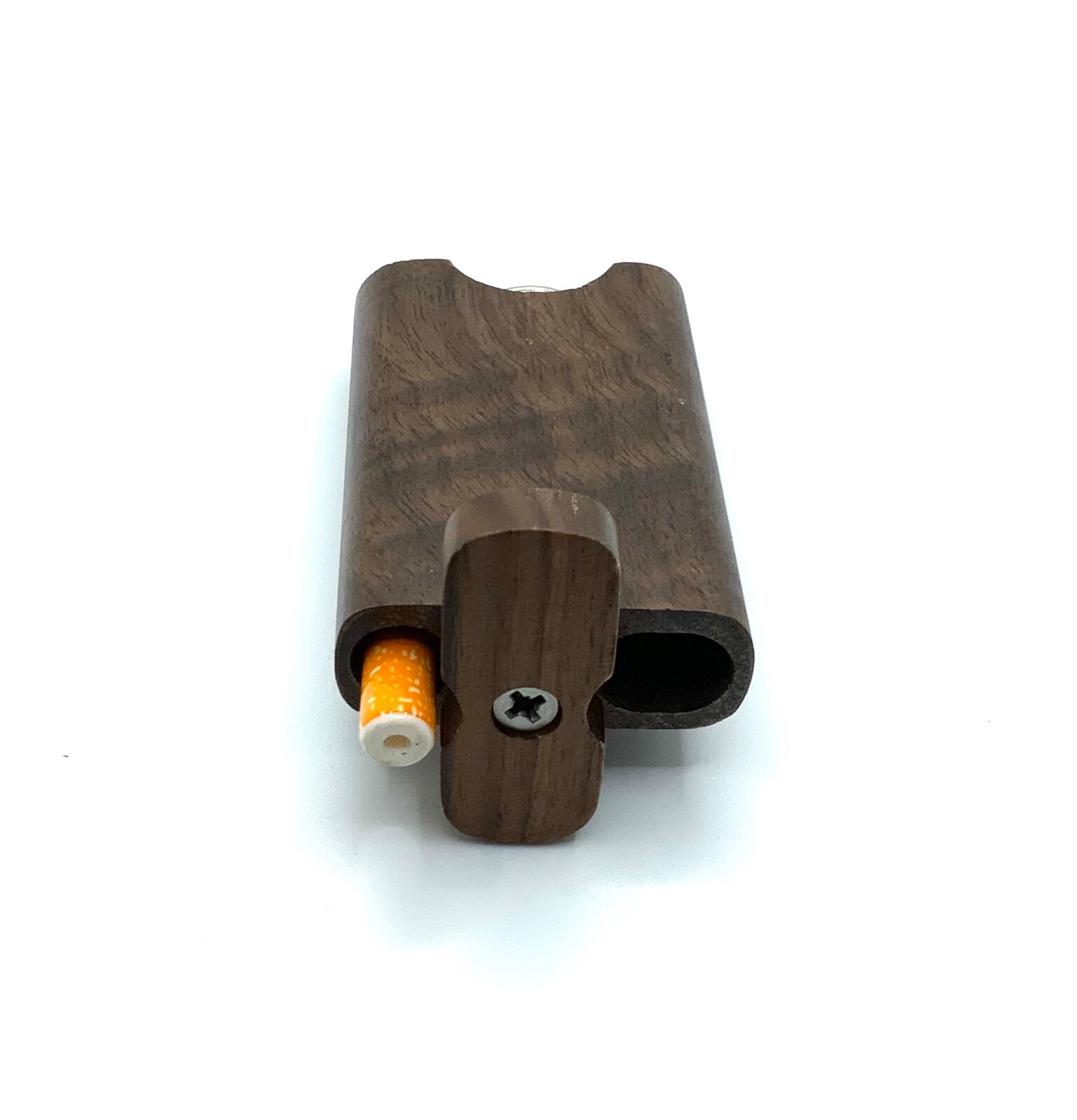 Wood Dugout 3″ With 2 1/8″ Ceramic One Hitter And Built In Clean out