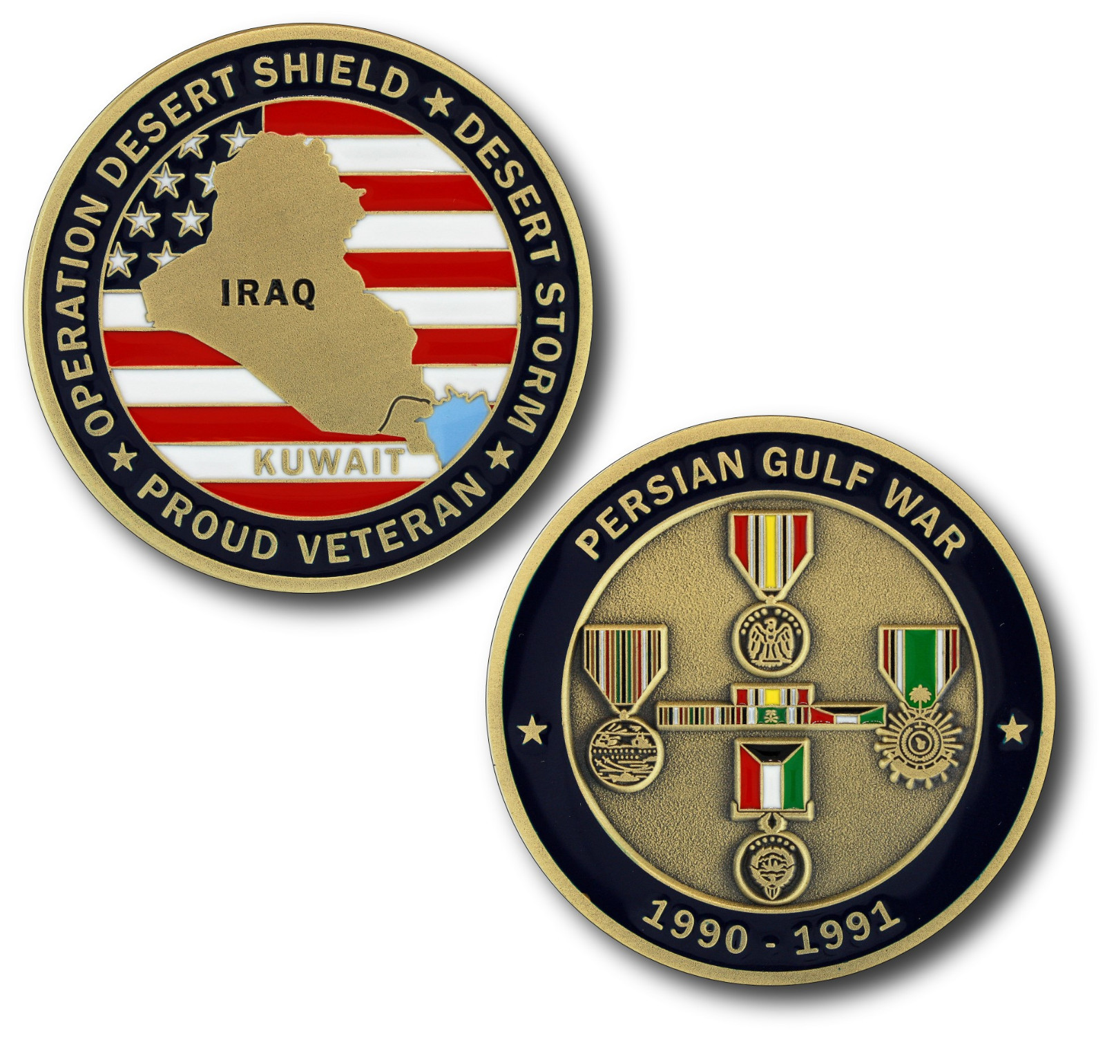 NEW Persian Gulf War / Desert Storm Veteran Challenge Coin