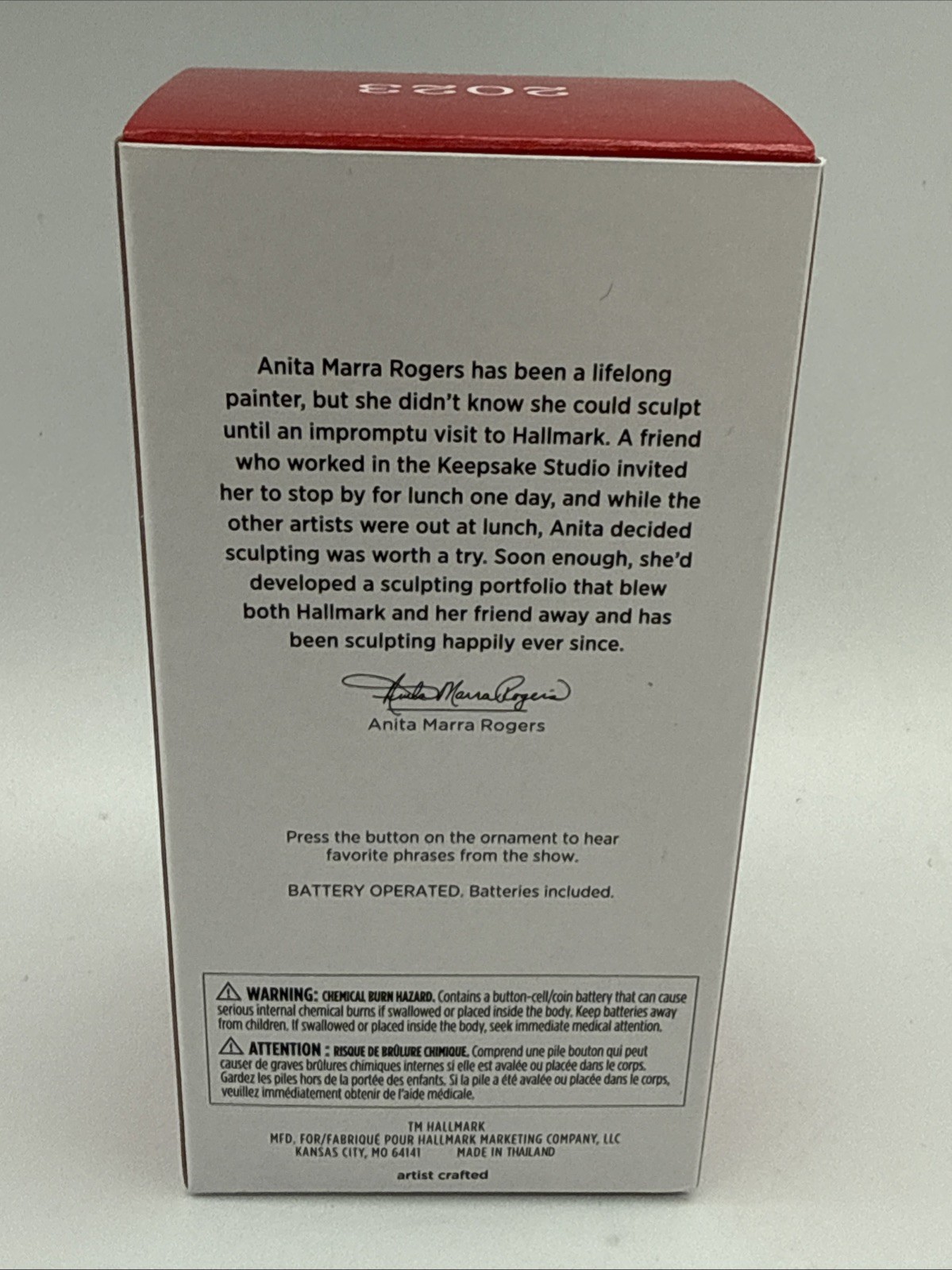 2023 Hallmark Keepsake Ornament Dorothy Zbornak The Golden Girls MAGIC Sound NEW