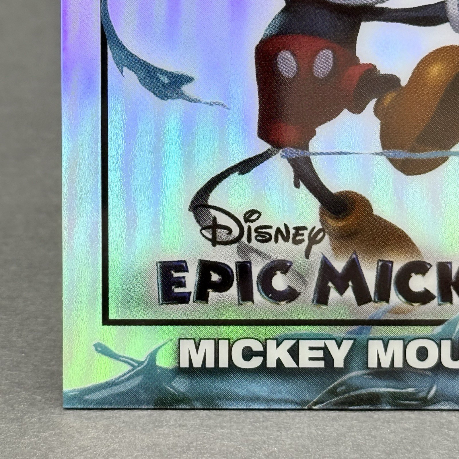 2026 Topps Disney Neon Epic Mickey Mouse #EM-1 Chrome Trading Card