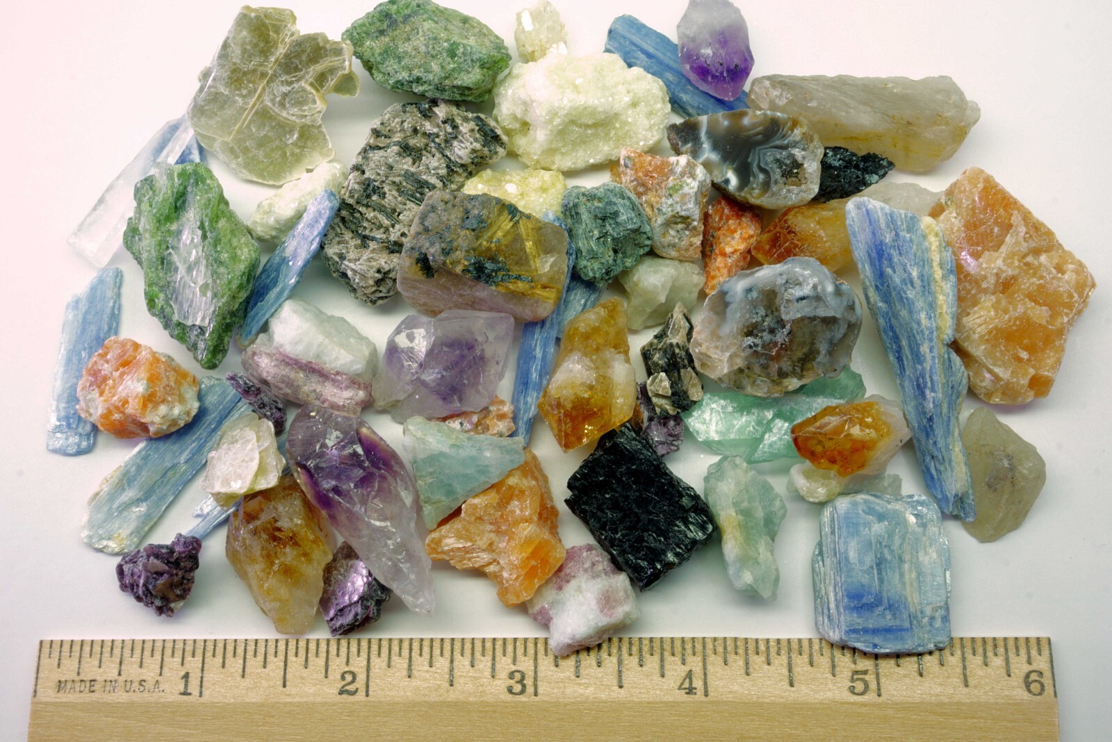 Crafters Brazil Mix 1/2 Lb Natural Crystals Mineral Specimens Mixed Gemstones