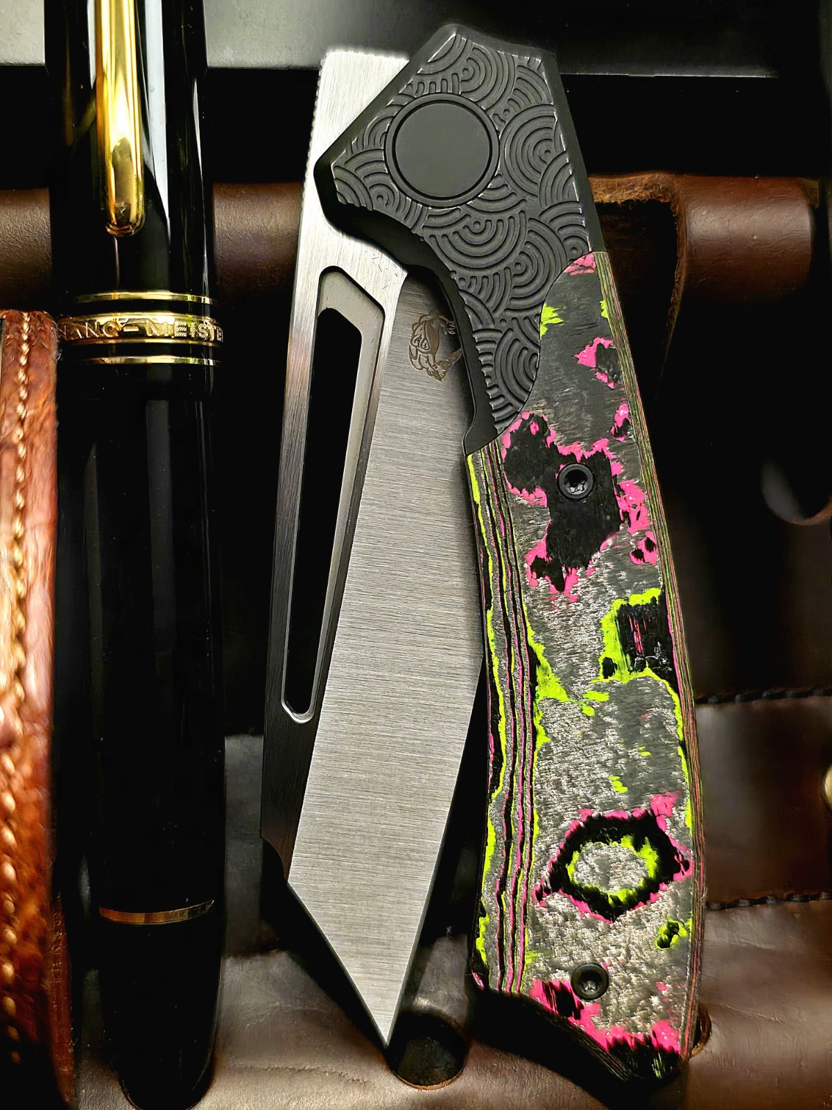 🌟EXCLUSIVE! VANAX! GECKO KNIFEWORKSxURBAN SEIGAIHA WATERMELON CF PICTUSV2 VANAX
