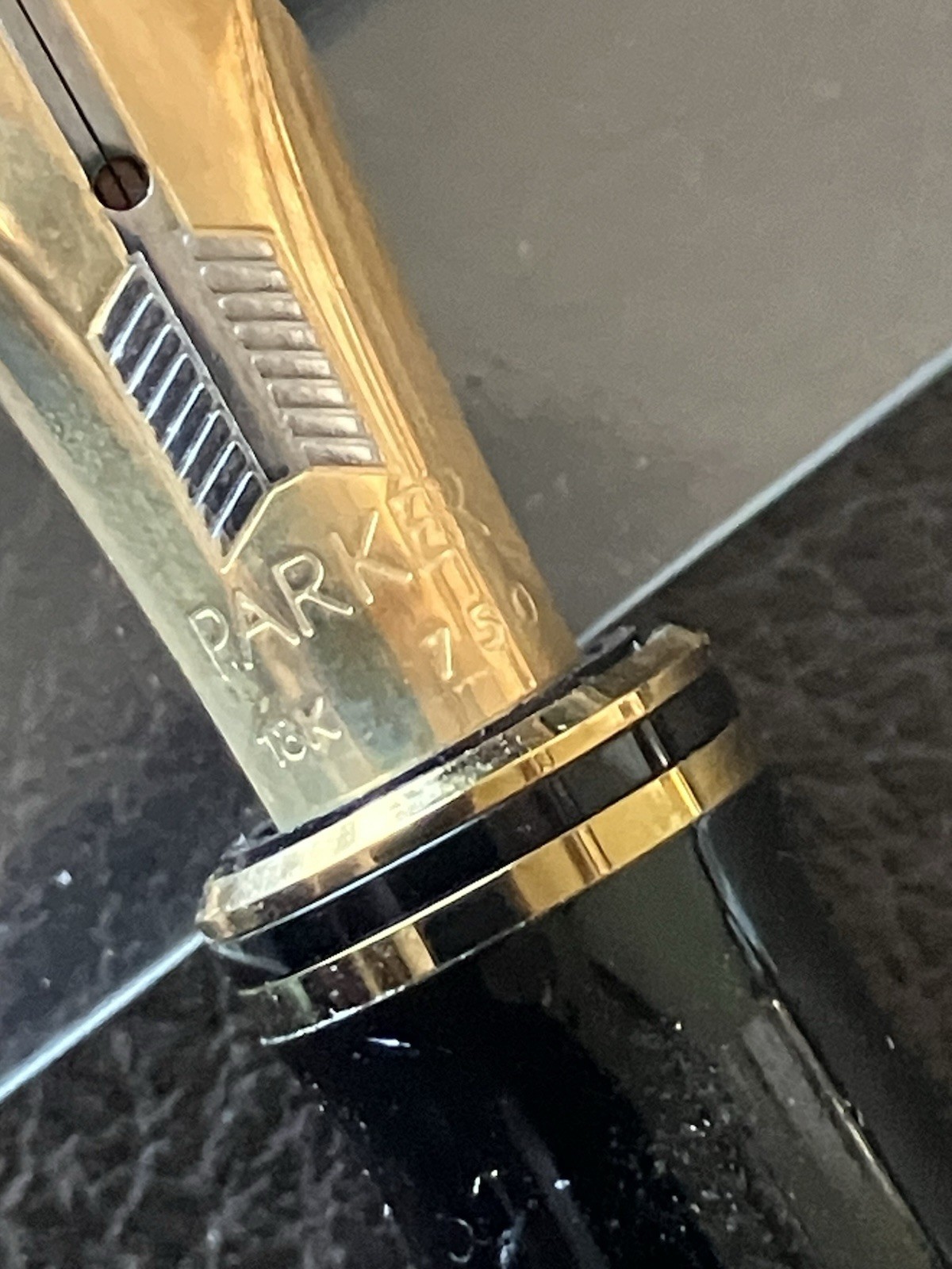 Parker Duofold Centennial Nib Unit MEDIUM OBLIQUE ITALIC #78 Arrow Style