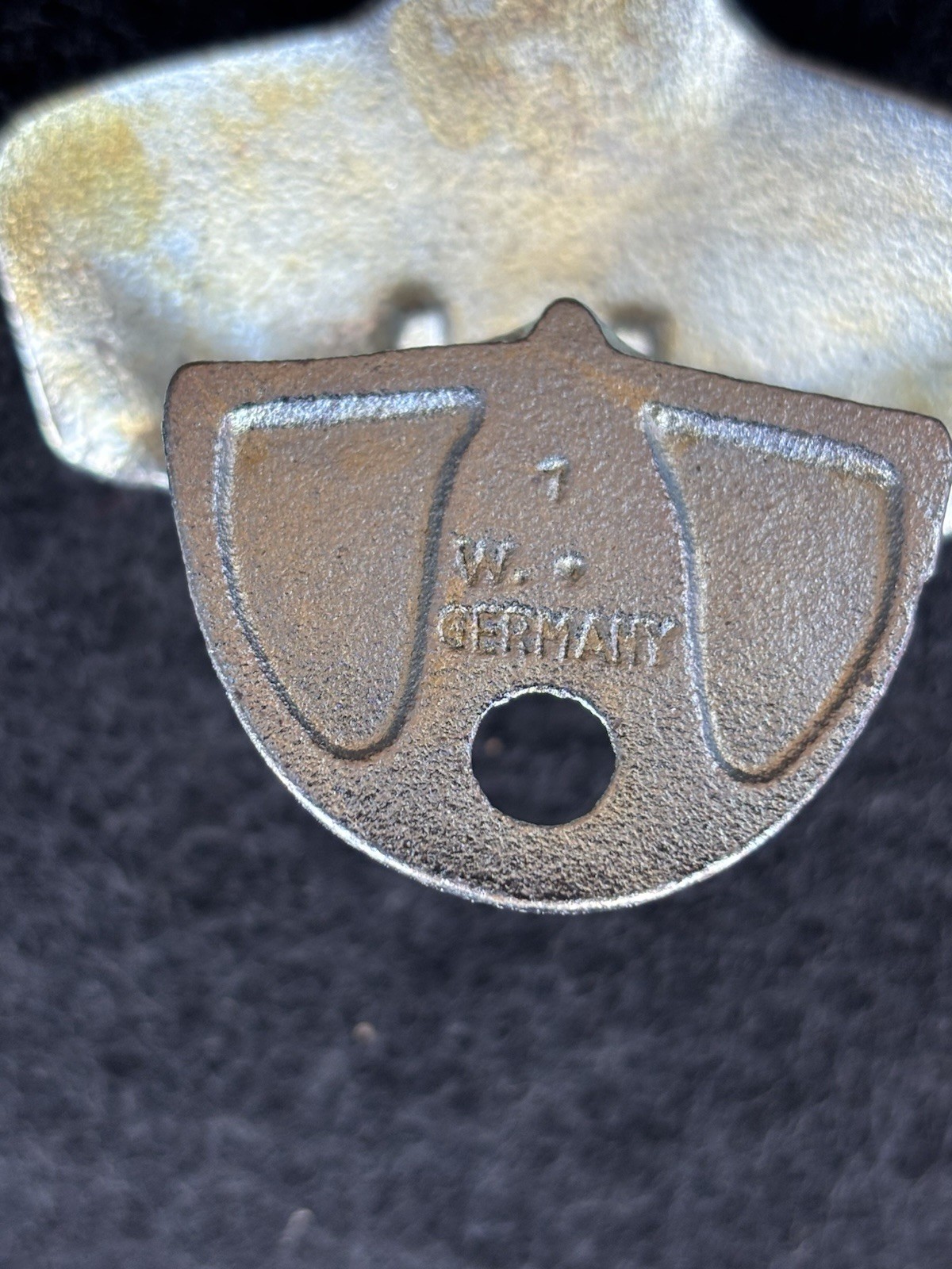 Vintage COCA COLA Starr X Wall Mount Cast Iron Bottle Opener W. Germany 1 Mark