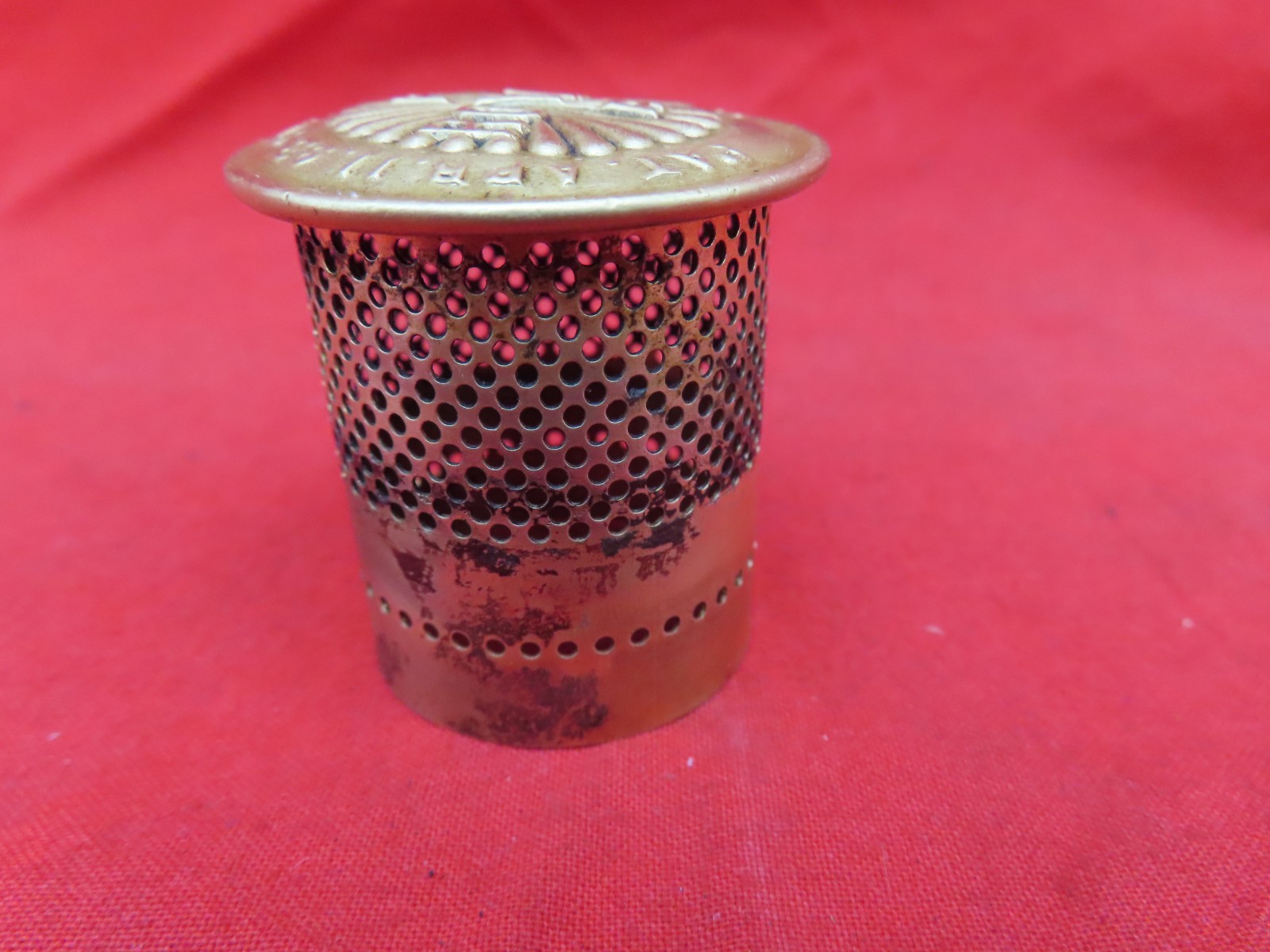 VTG ANTIQUE BRASS ROYAL PA FLAME SPREADER GENERATOR PAT 1890 93 95 FOR OIL LAMP