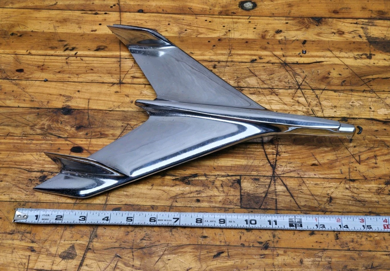 Vintage Chevrolet Car Truck Hood Ornament 1956 Chevy