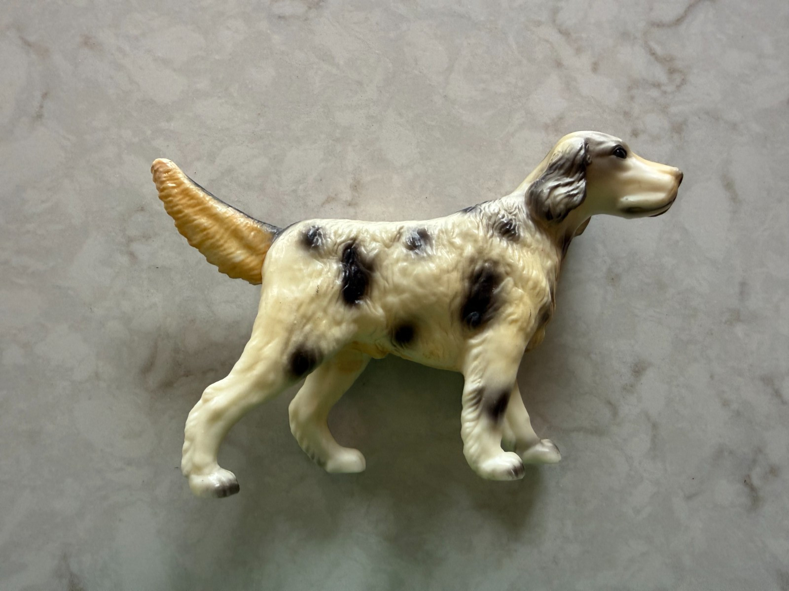 plastic dog figurine