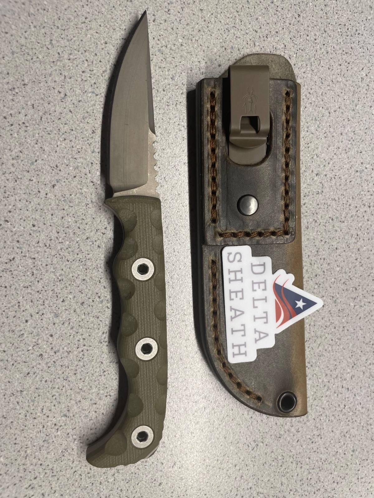 TKELL Agent 004 Sterile custom leather pocket sheath