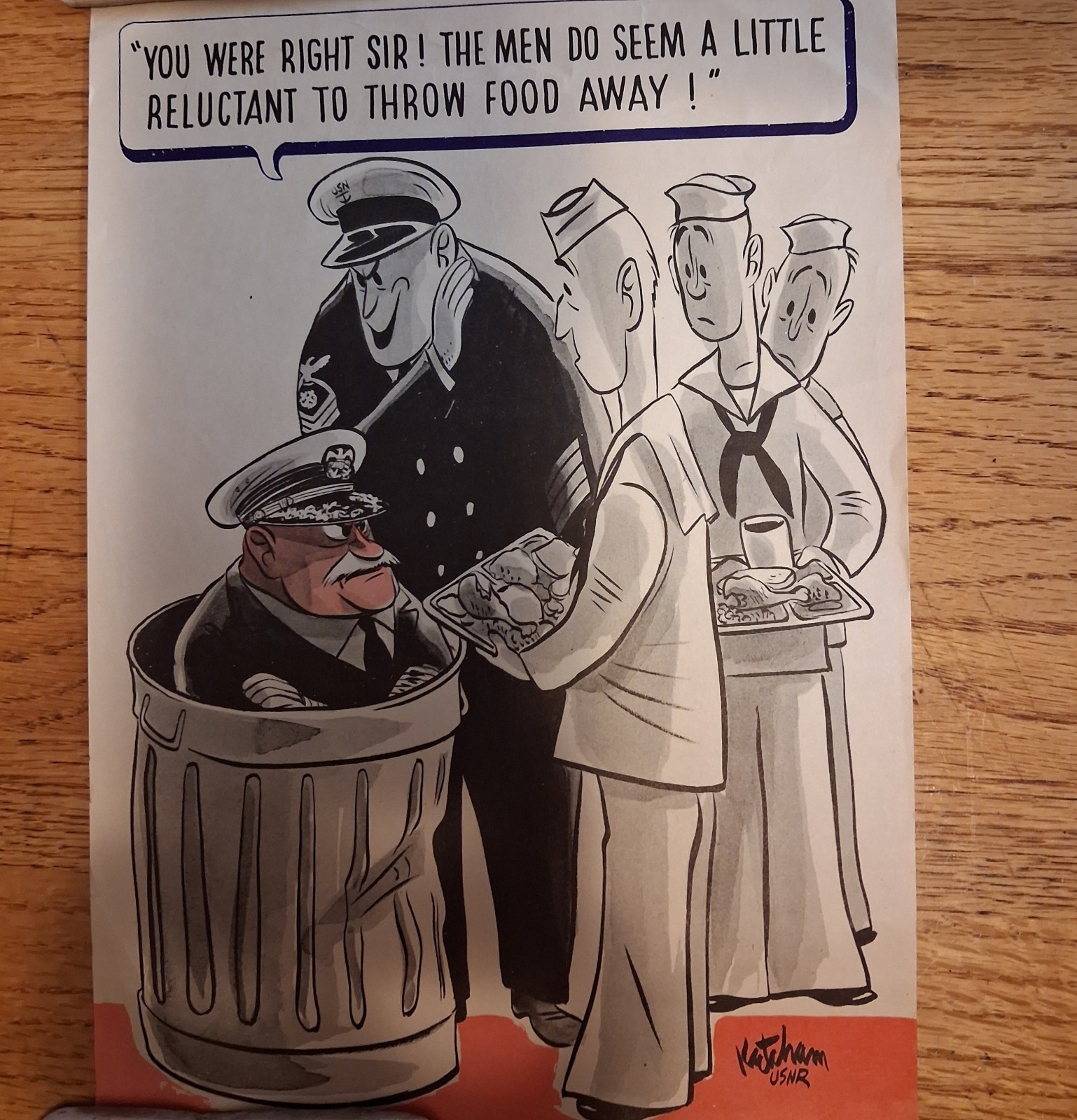 WWII ORIGINAL VINTAGE POSTER „YES SIR YOU WERE RIGHT, USED