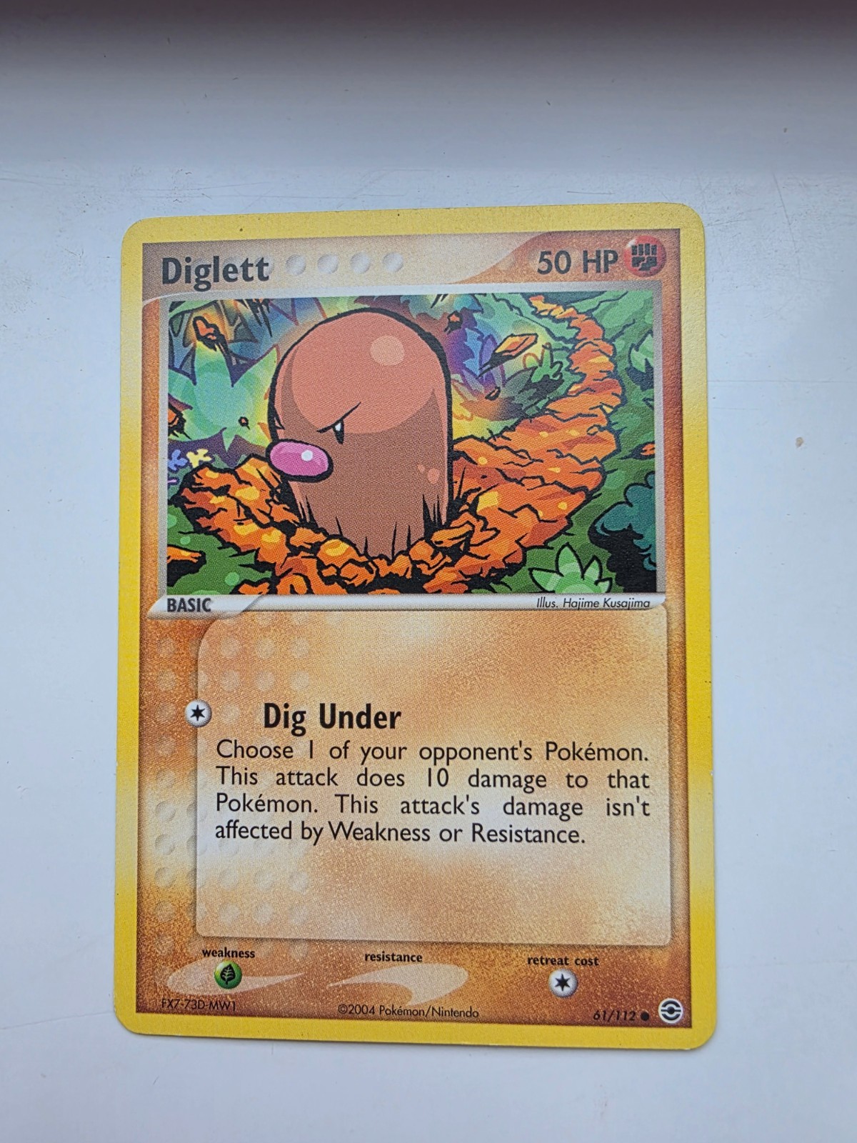 Diglett 61/112 Pokemon TCG Card ex FireRed & LeafGreen Non-Holo LP