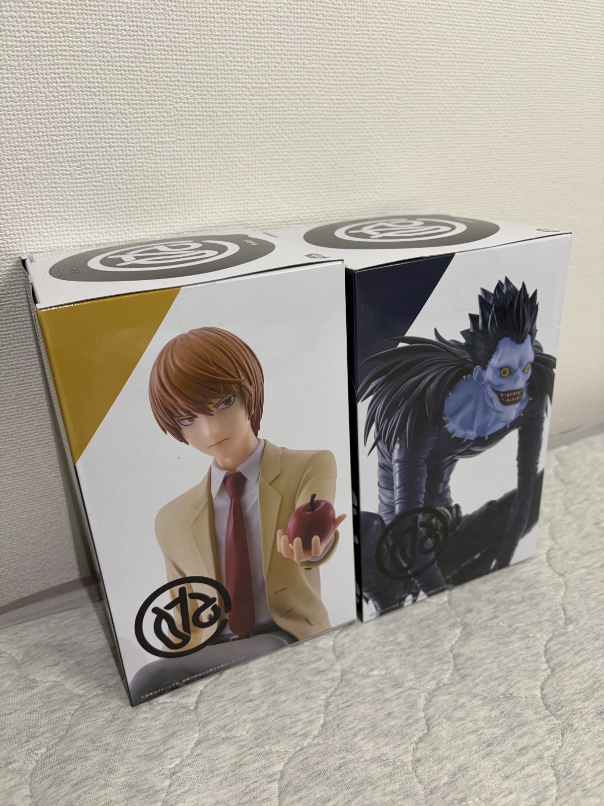 DEATH NOTE Noodle Stopper Figure Yagami Light Ryuk FuRyu Anime Statue Set of 2