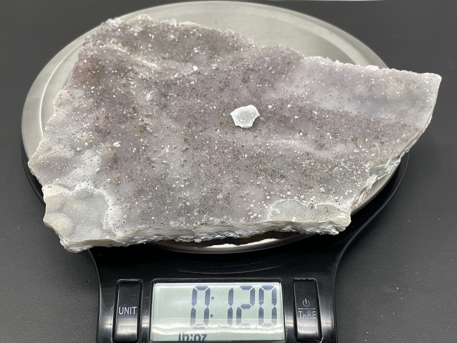 Specialty Flower Amethyst Quartz Druzy Cluster Healing Uruguay 12.0oz S16