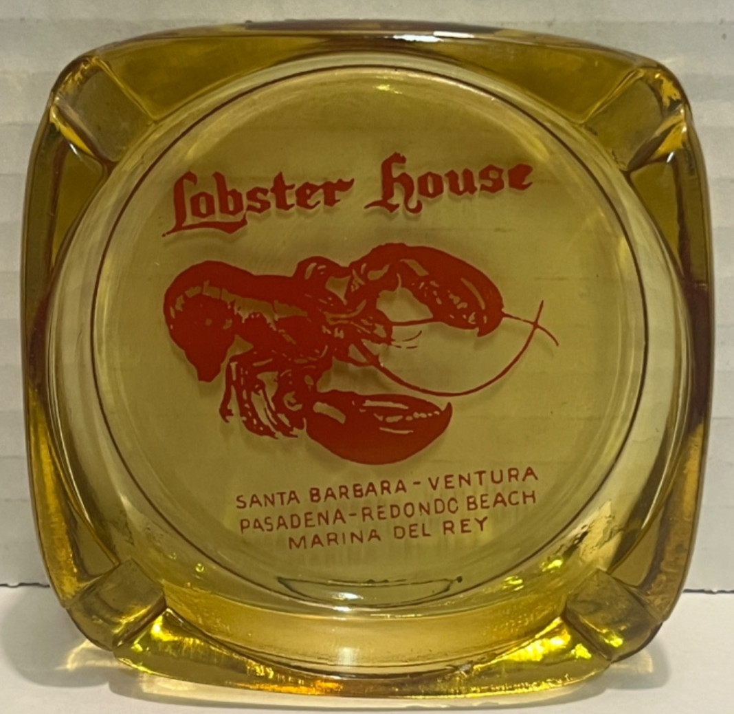 Lot 8 Vintage Glass Advertising Ashtrays MGM Harrah’s Hotels Restaurants Winston