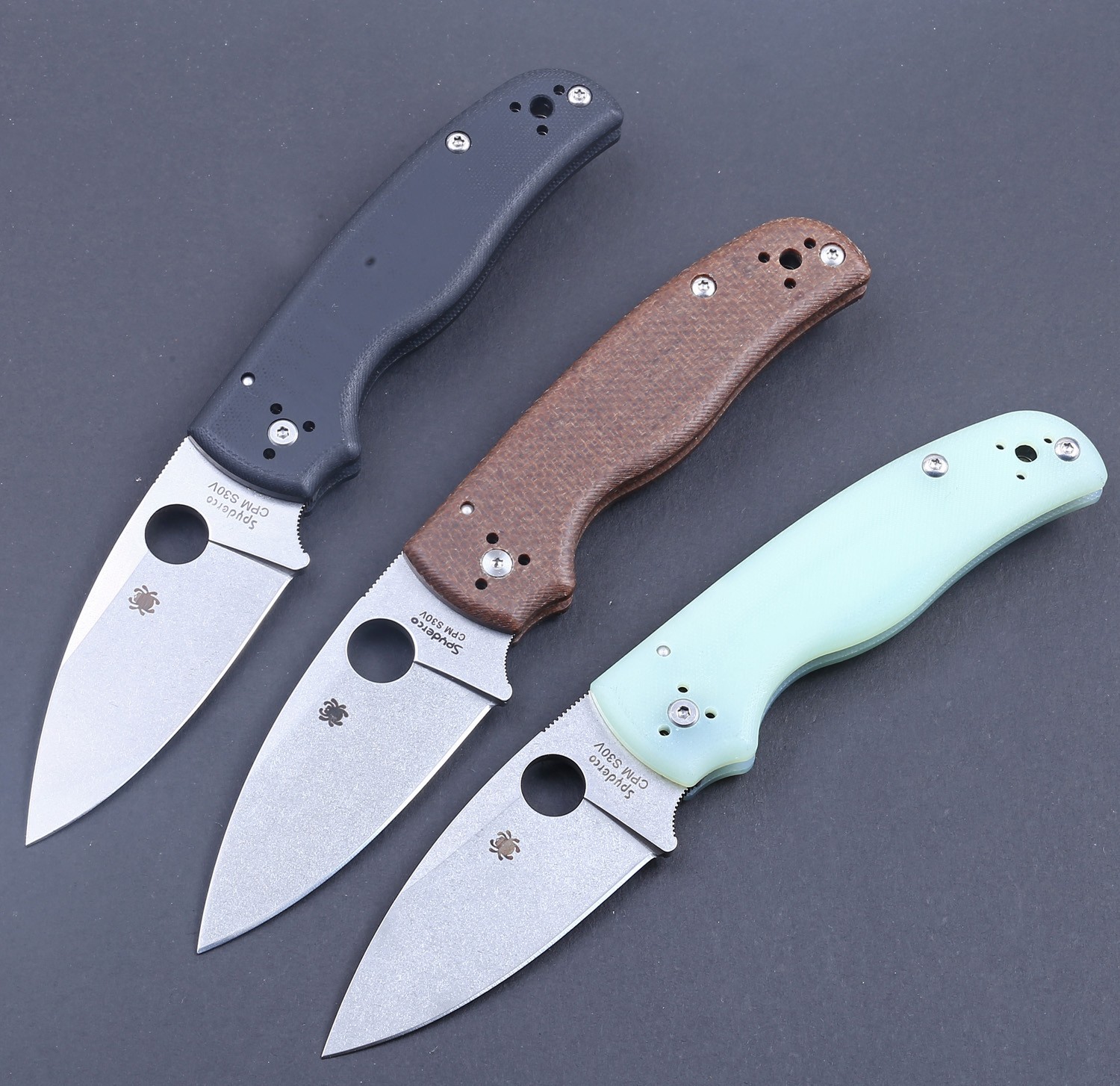 Shaman Jade Transparent Handle Black Plain Blade Lock Back Pocket Folding Knife