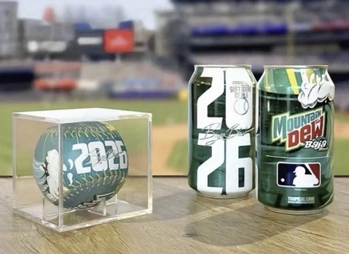 Mountain Dew Baja Blast x MLB Drop – Ball and Limited Edition Can Only PREORDER