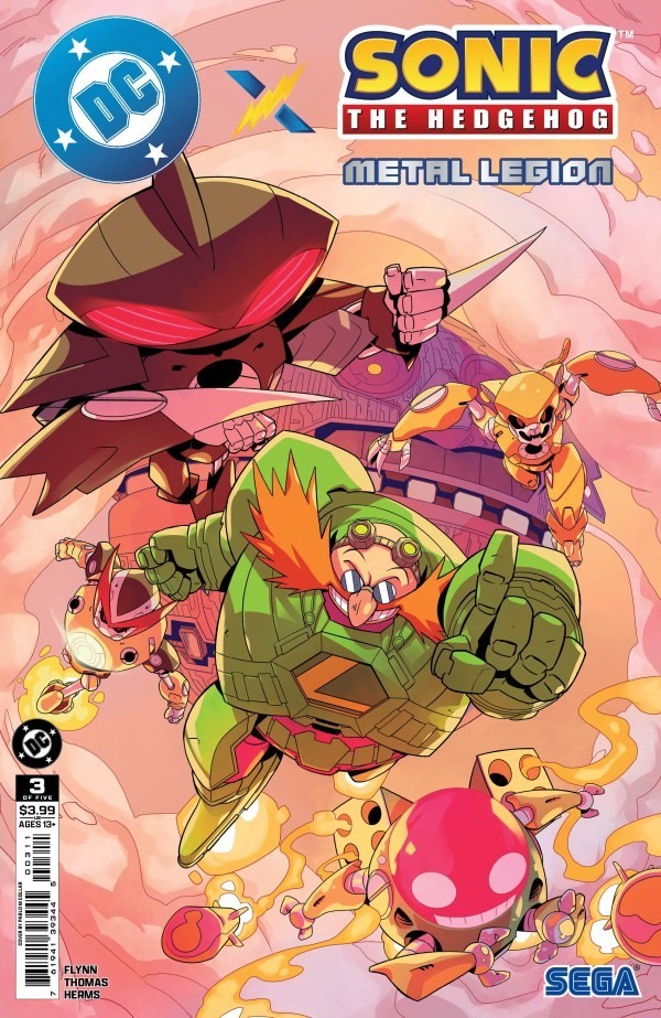 DC X Sonic The Hedgehog The Metal Legion #3 (Of 5) CVR A Collar 7/1/26