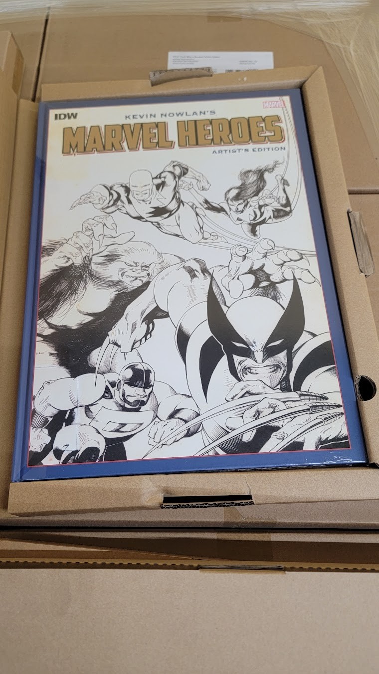 Kevin Nowlan’s Marvel Heroes Artist’s Edition NEW SEALED Hardcover #V