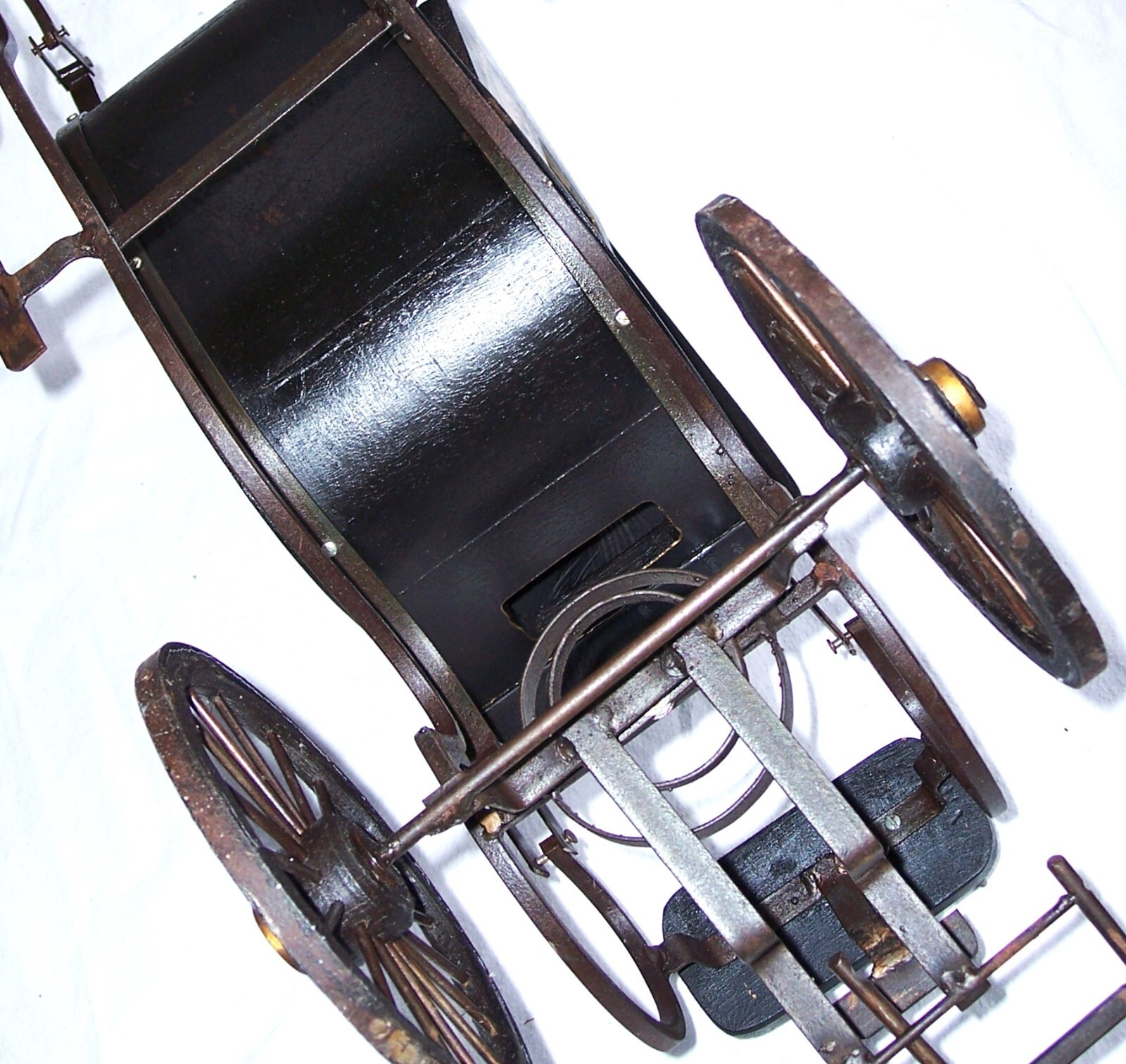 Byers‘ Choice Large Horse Carriage Coach Wood Metal Impressive Collectible!