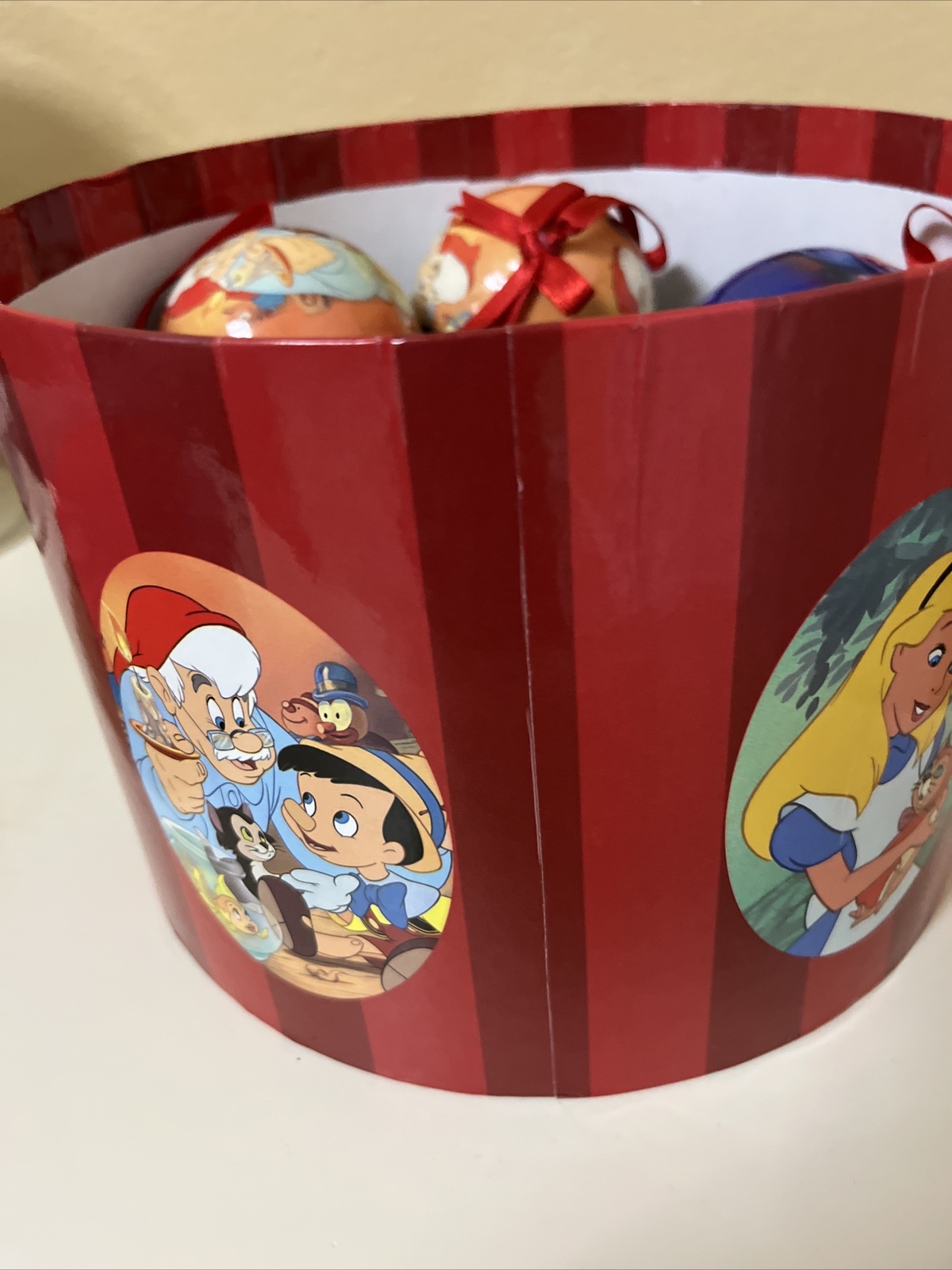 VTG~Disney Christmas Ornaments Limited Edition 1999 Rare 12PC Set Original Box