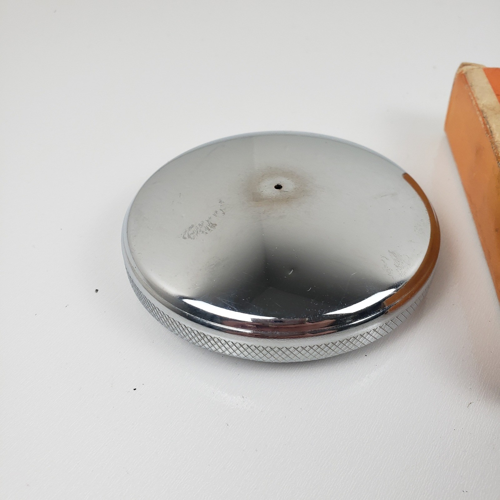Vintage AMF Harley-Davidson Chrome Gas Cap 61103-52 Vented Fuel Tank Cap OEM Box