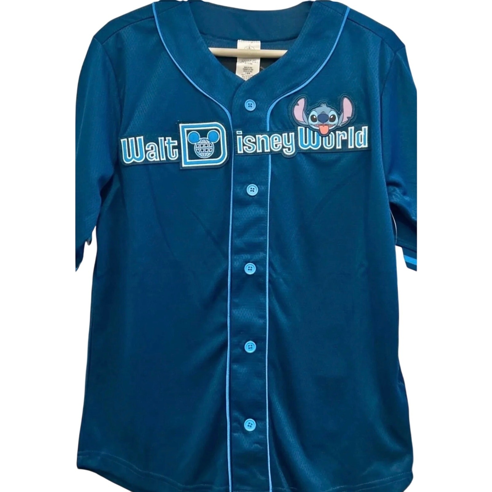 Stitch WDW Baseball Jersey for Adults – Lilo & Stitch size 2X
