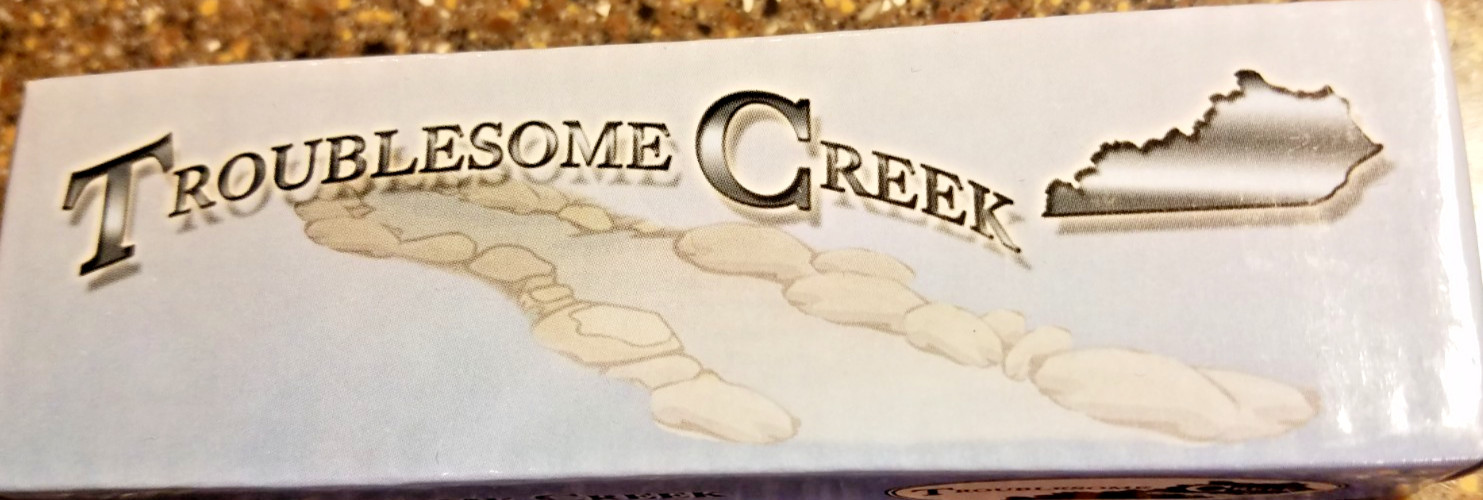 Troublesome Creek , 7011RD, Congress Red Jigged Bone, 3-5/8″, NEW, Vintage 2005