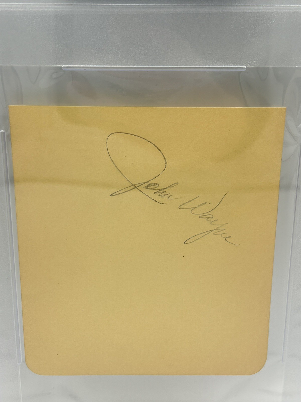 JOHN WAYNE SIGNED ALBUM PAGE AUTO SIGNATURE PSA/DNA RARE EARLY AUTOGRAPH