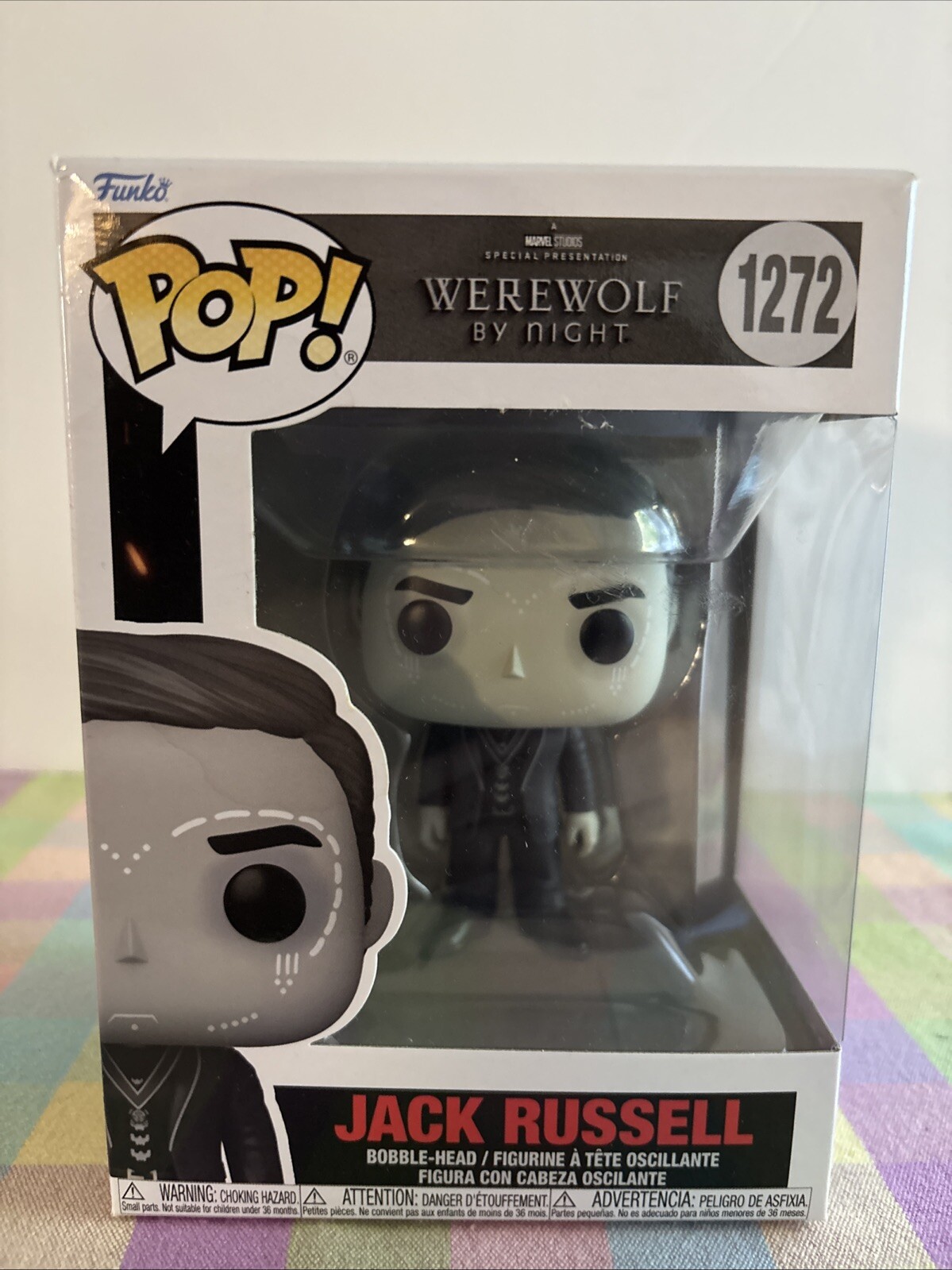 Funko Pop! Vinyl: Marvel – Jack Russell #1272 Werewolf By Night Studios Damaged