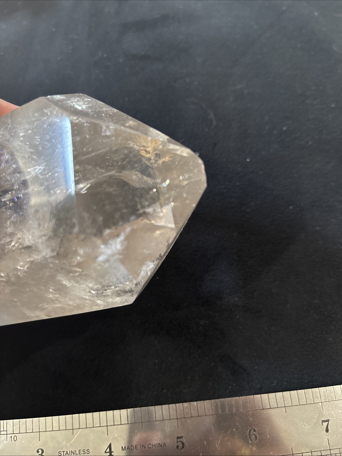 Natural Clear Quartz Crystal Point Tower Generator 1lb 12oz 6” Healing Stone