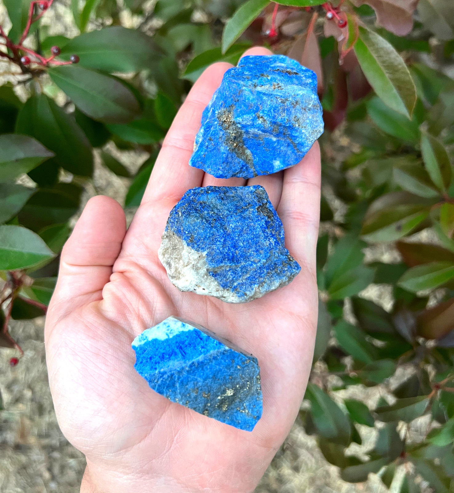 Lapis Lazuli – Rough Rocks for Tumbling – Bulk Wholesale 1LB options