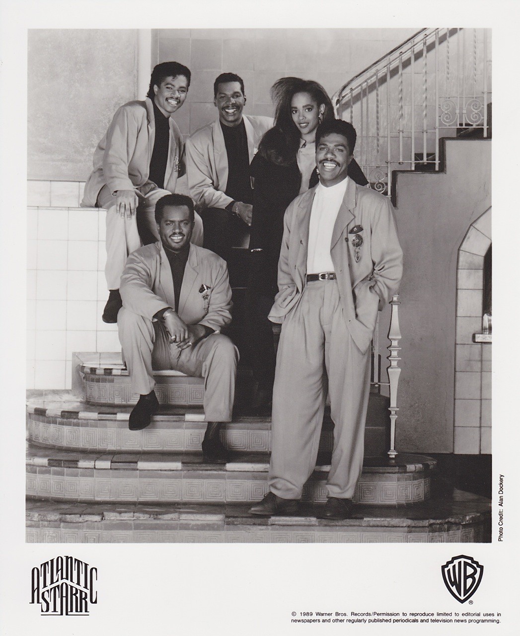 Vintage Press Photograh – ATLANTIC STARR – Warner Bros Records