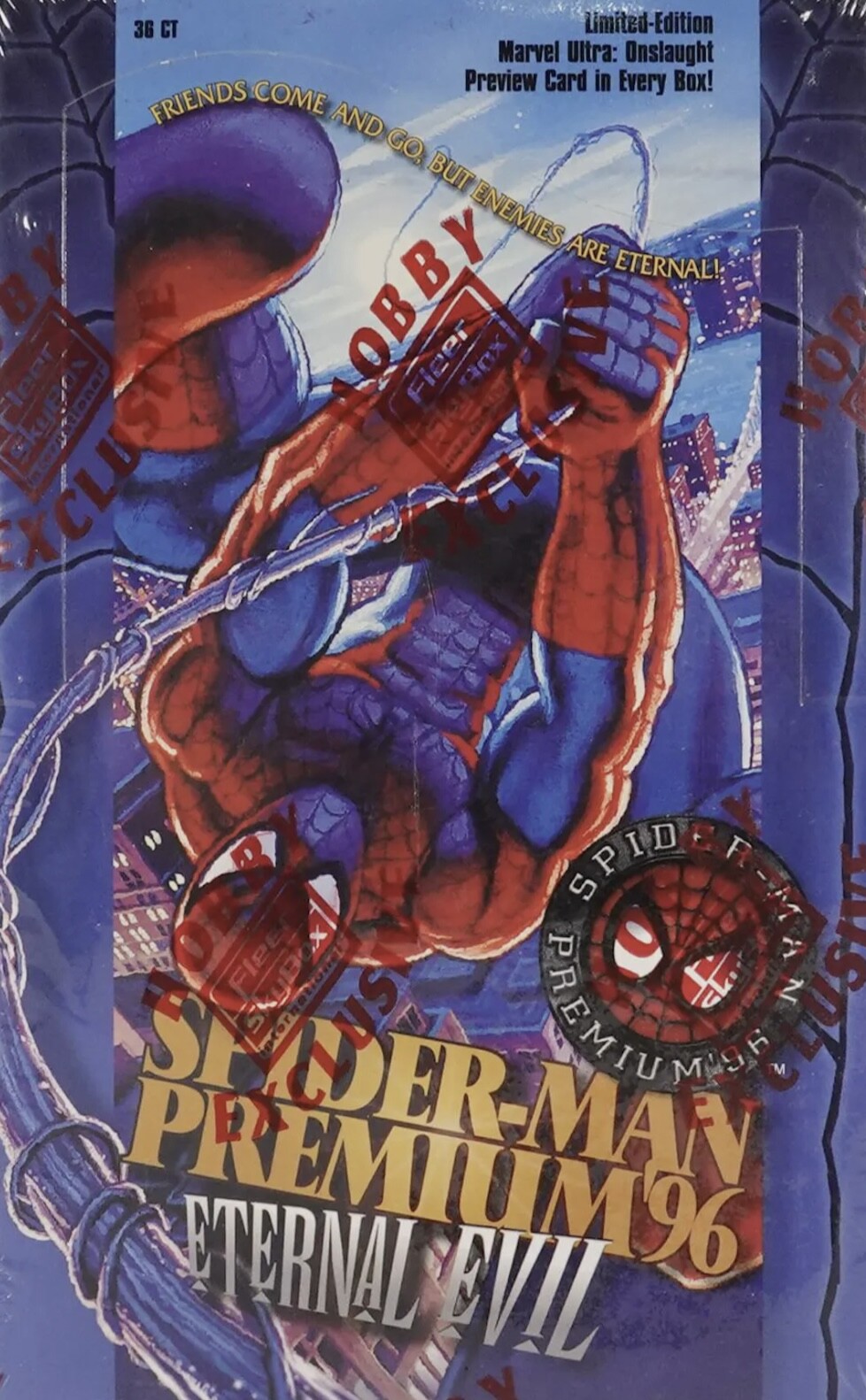 1996 FLEER Marvel SPIDER MAN PREMIUM ETERNAL EVIL Complete Your Set U PICK cards