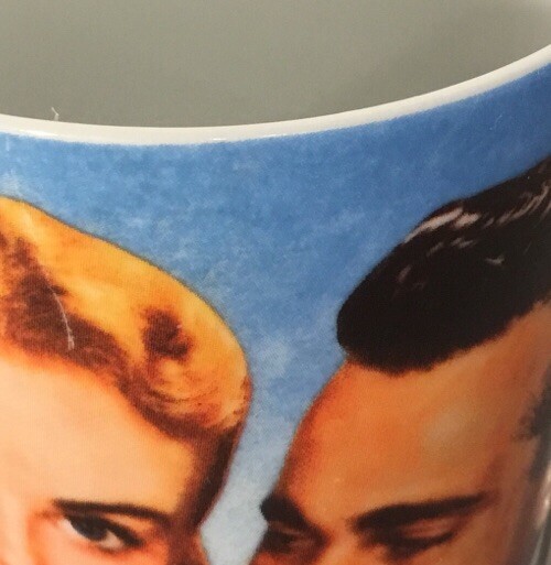 Anne Taintor Porcelain Mug She Thought of Him Fondly Plan B Coffee Humor 