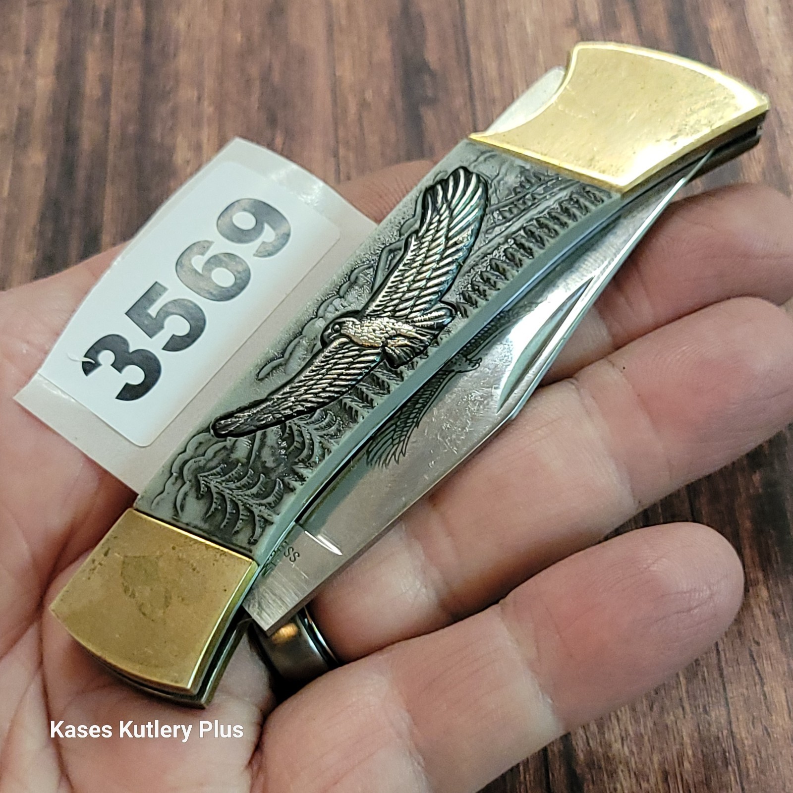 Vintage Lockback 4.25″ Closed Folding Pocket Knife Made In Japan