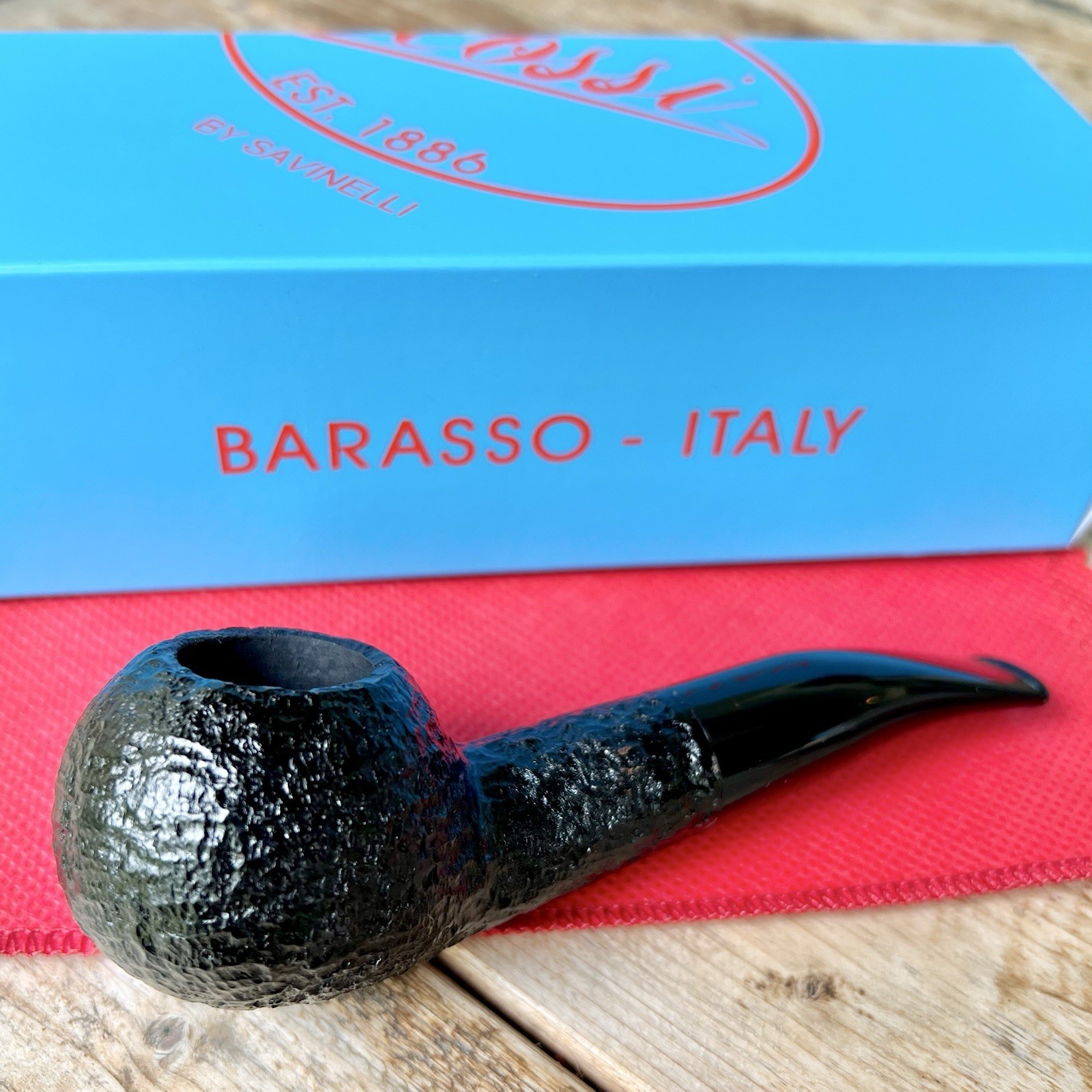 Rossi Mezzanotte Bent Author (8321) 6mm Filter Pipe by Savinelli – New