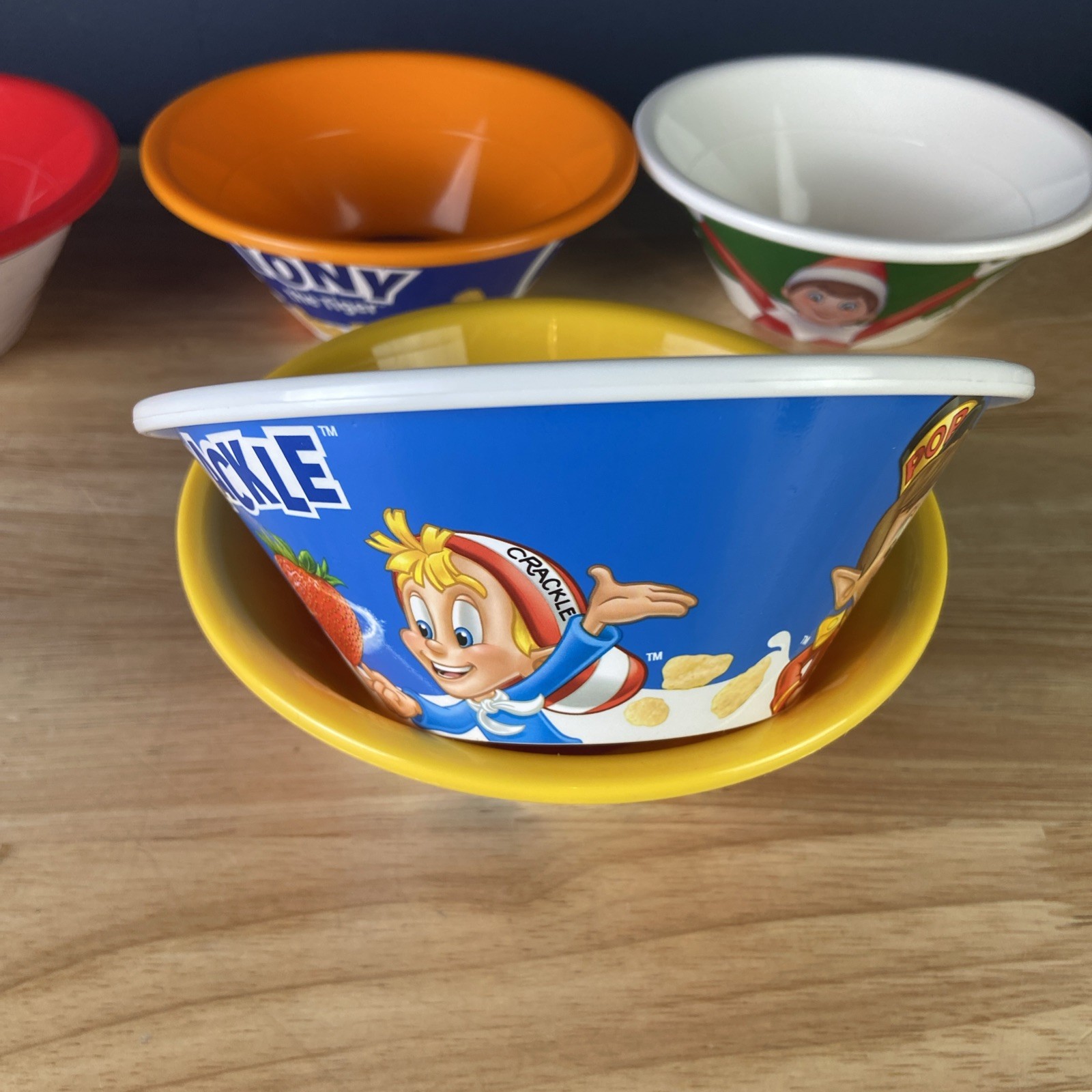 2023 Kelloggs Cereal Bowls COMPLETE SET Of 5 New Plastic