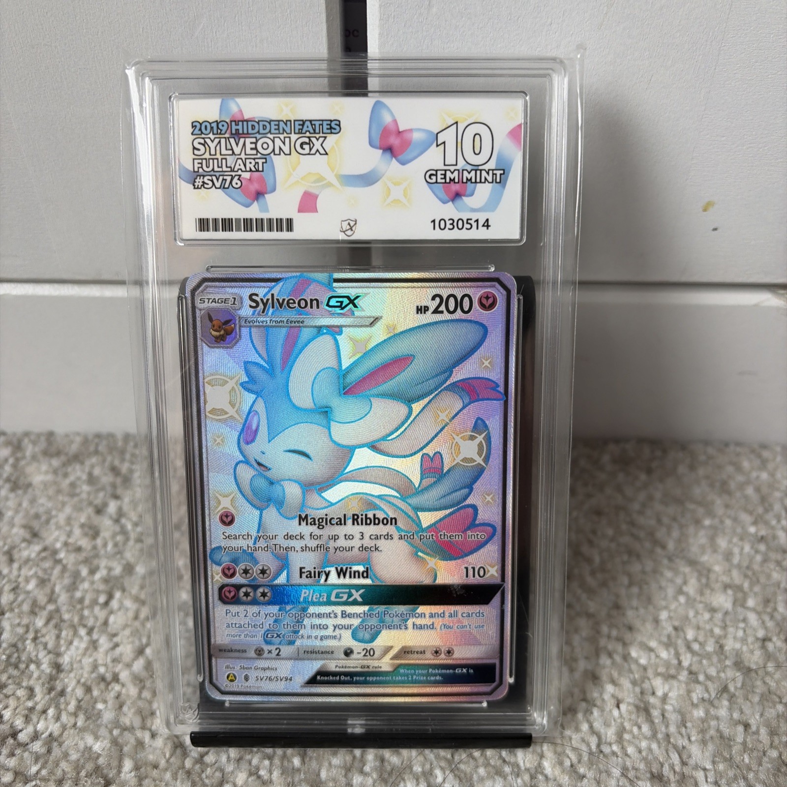 ACE 10 Sylveon GX SV76/SV94 Hidden Fates Full Art