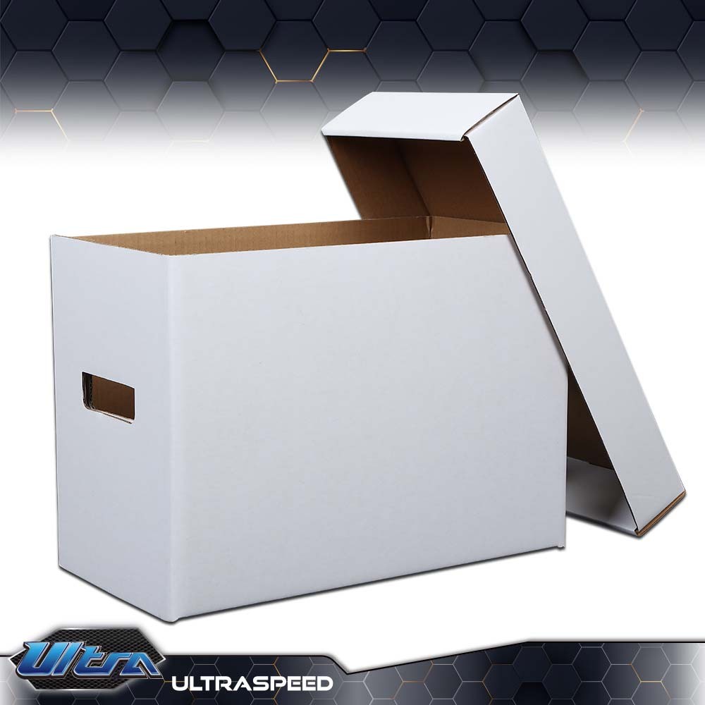 3/5/10x Comic Books Storage Boxes Short Holds 150-175 Stackable Durable Archive